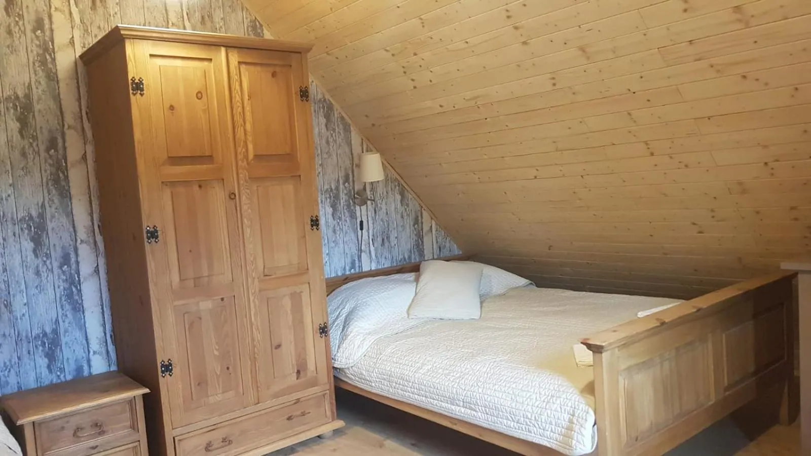 Bedroom, Bed in Chata Starych Znajomych