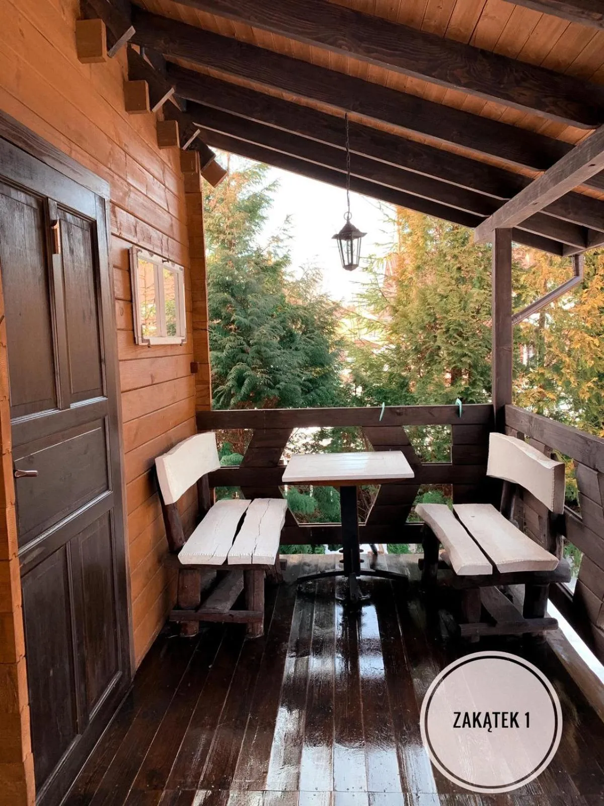 Balcony/Terrace in Chata Starych Znajomych