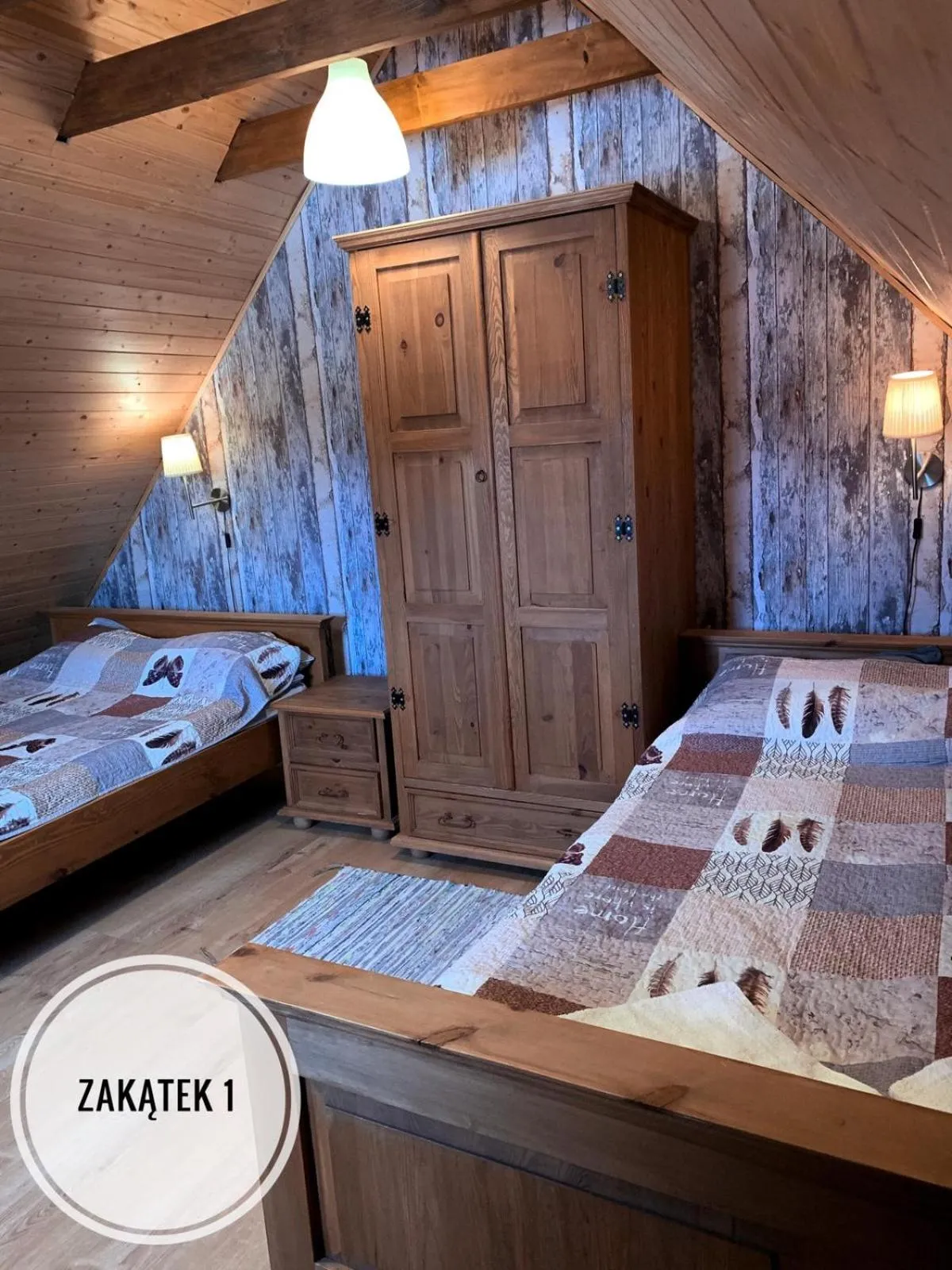 Bedroom, Bed in Chata Starych Znajomych