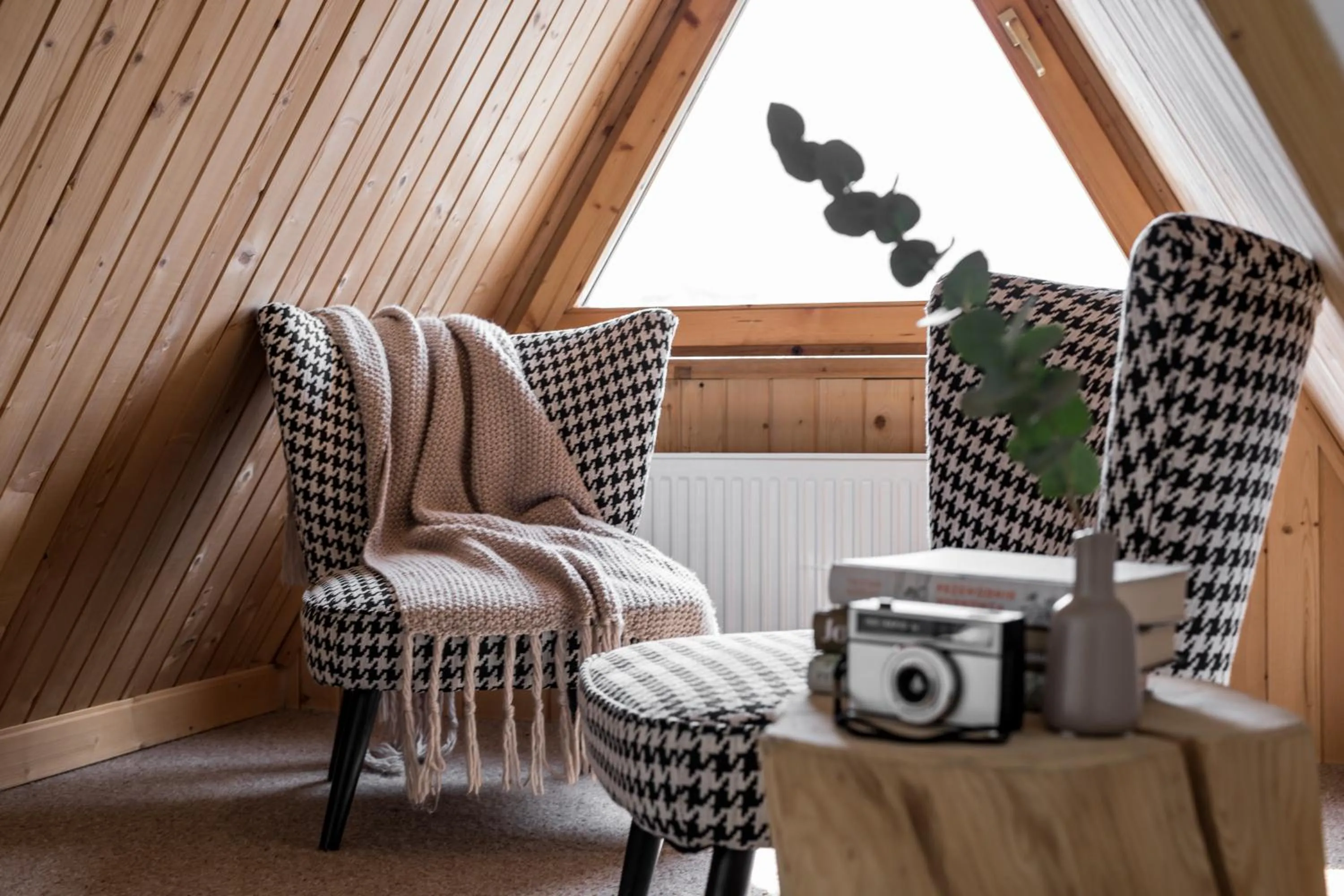 Seating area in Willa Malinowa