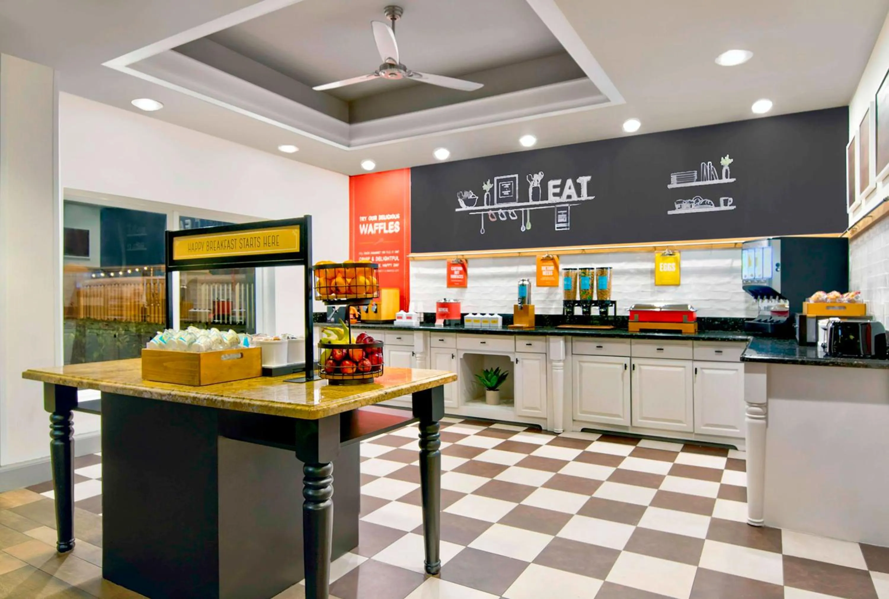 Breakfast in Hampton Inn Ft Lauderdale Airport North Cruise Port