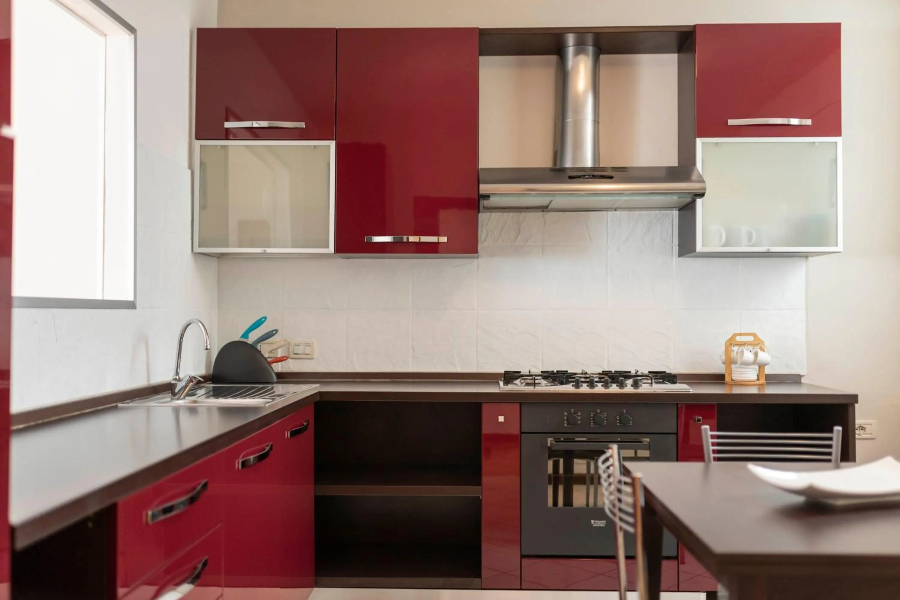 Kitchen or kitchenette in Aromi Piccolo Hotel