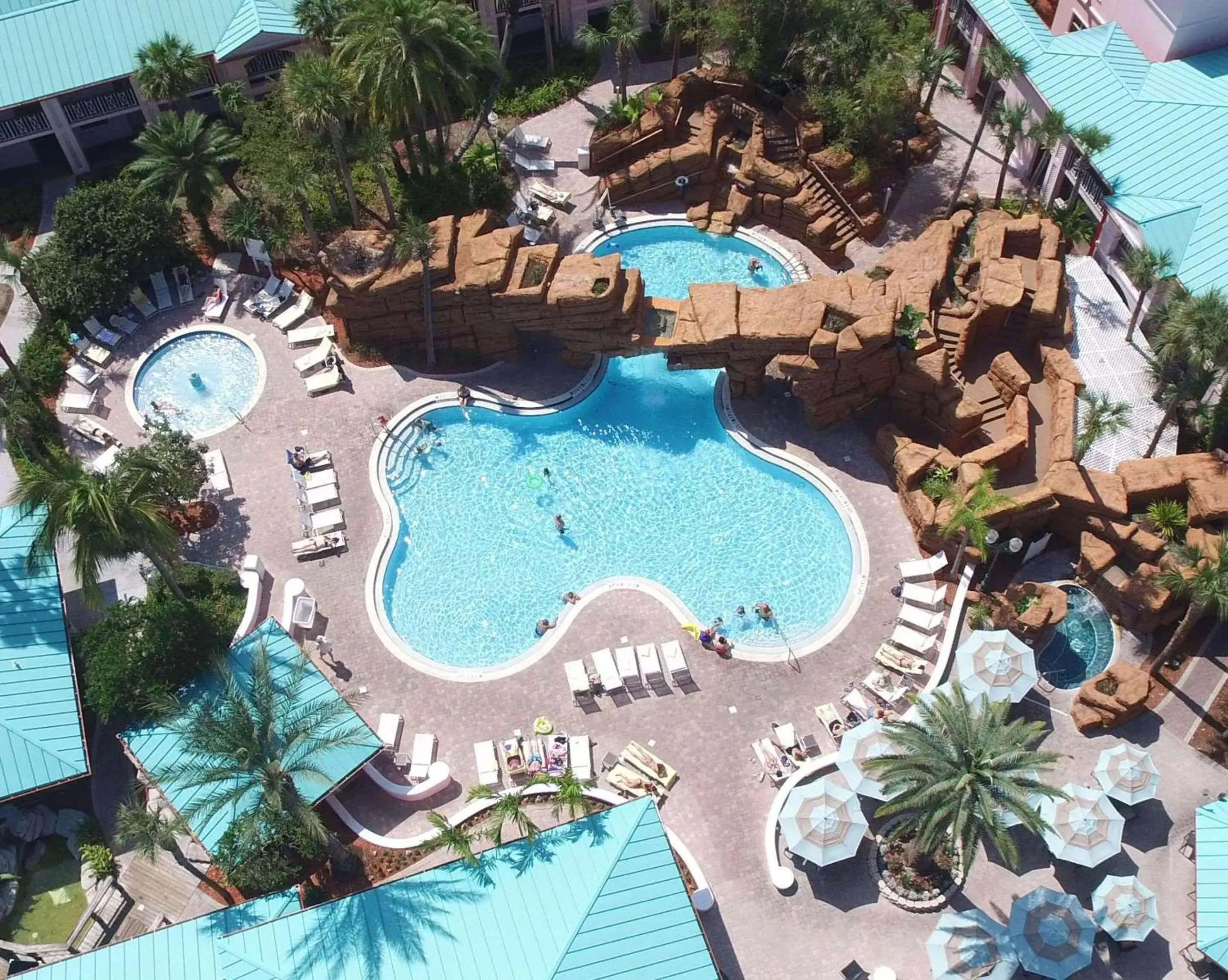 Swimming pool in Radisson Resort at the Port Swimming pool in Radisson Resort at the Port