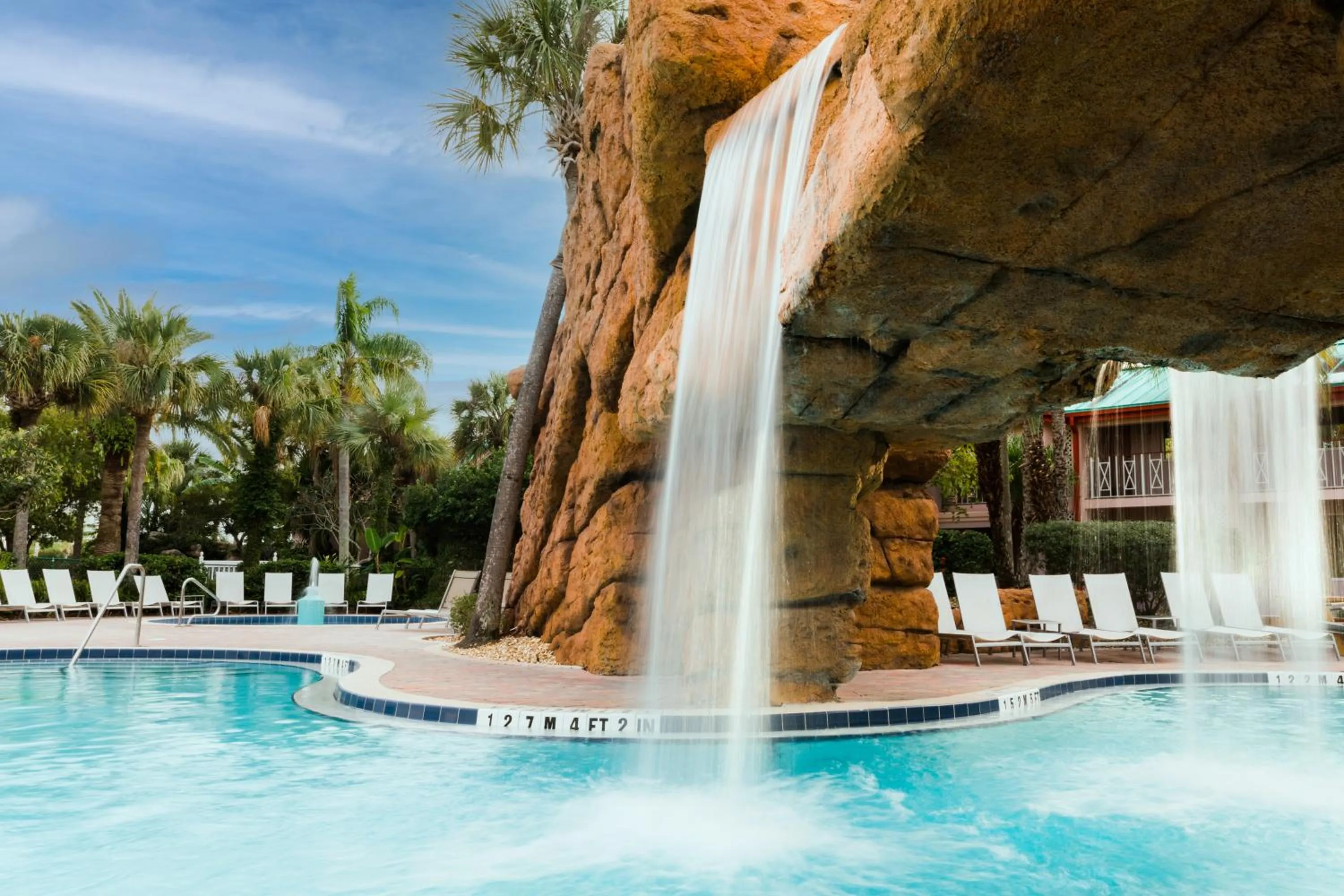 Swimming pool in Radisson Resort at the Port