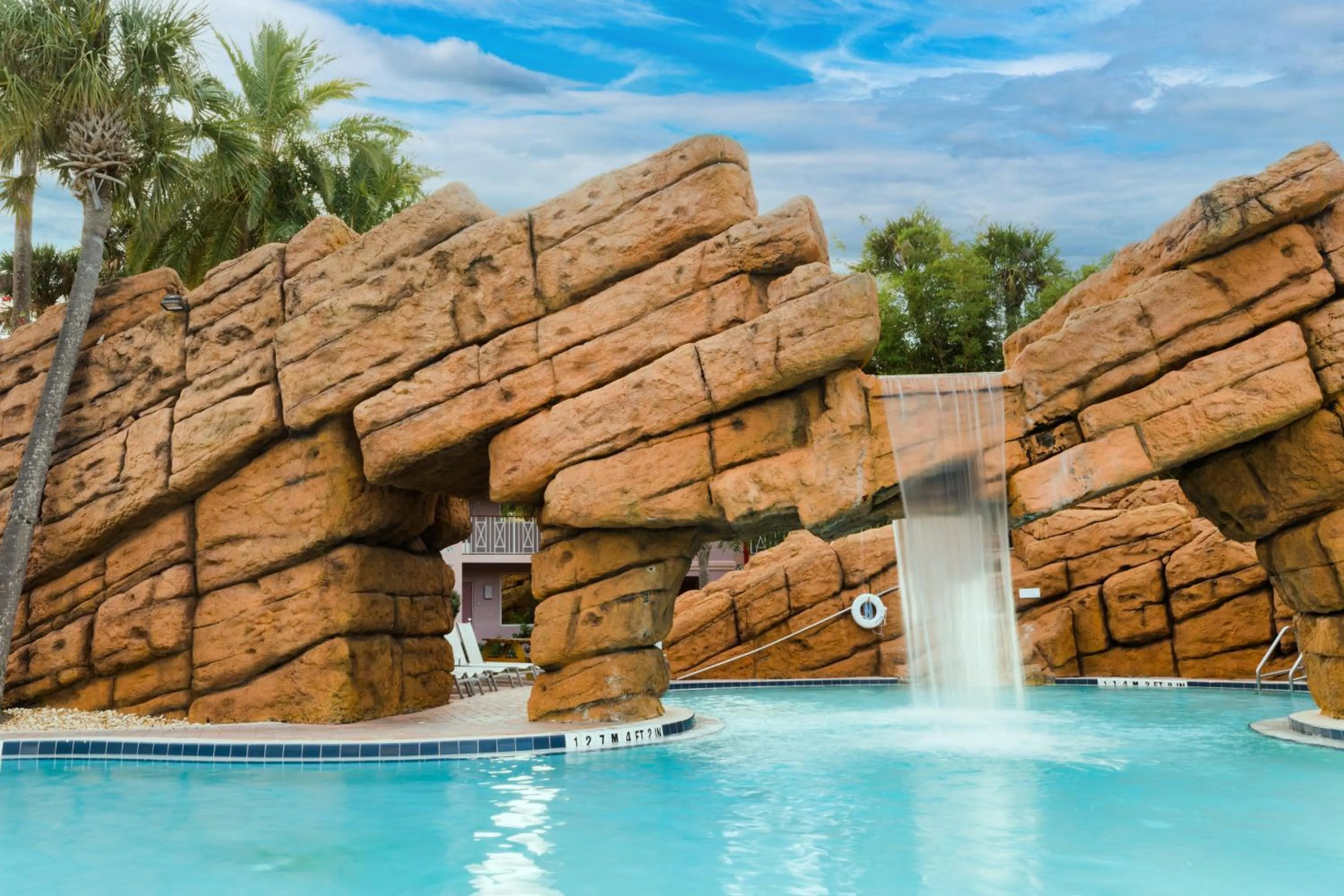Swimming pool in Radisson Resort at the Port