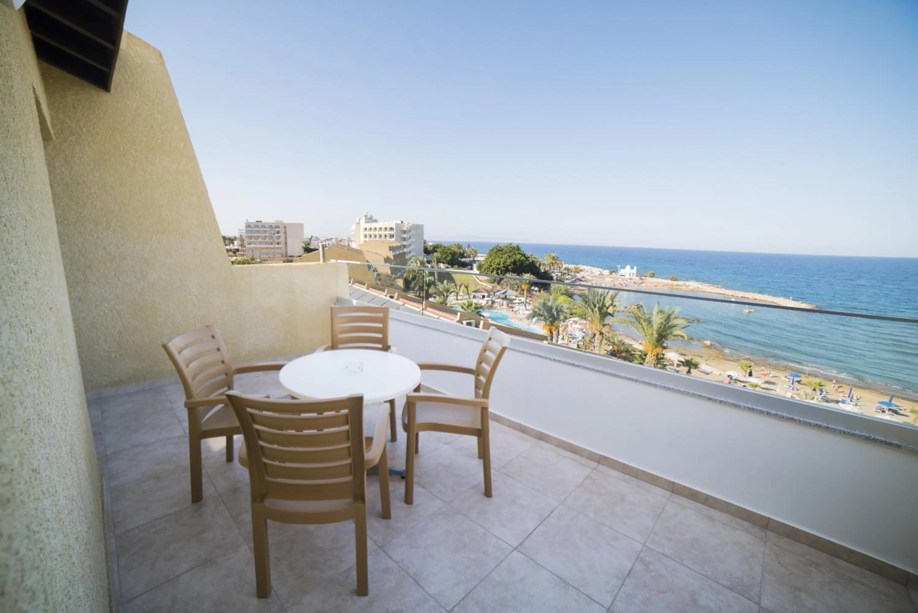 Balcony/Terrace in MyroAndrou Beach Hotel Apartments