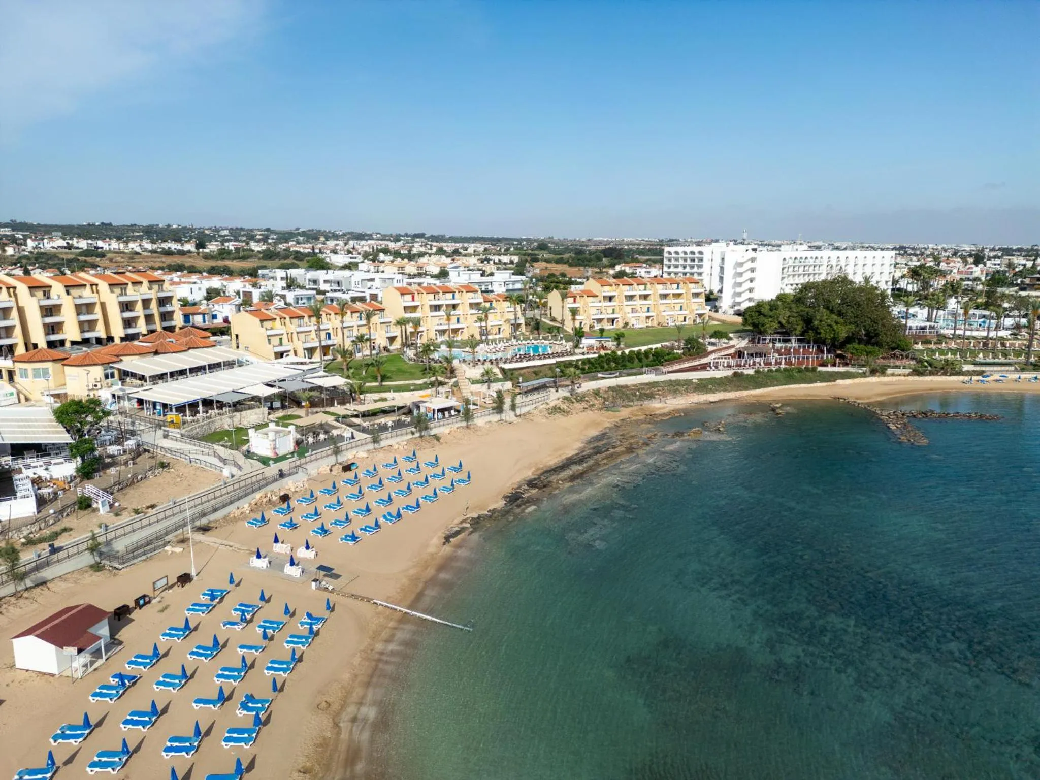 Location in MyroAndrou Beach Hotel Apartments