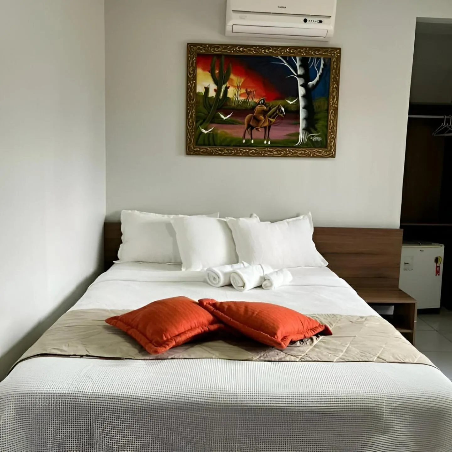 Bed in Pousada Lagoa Seca