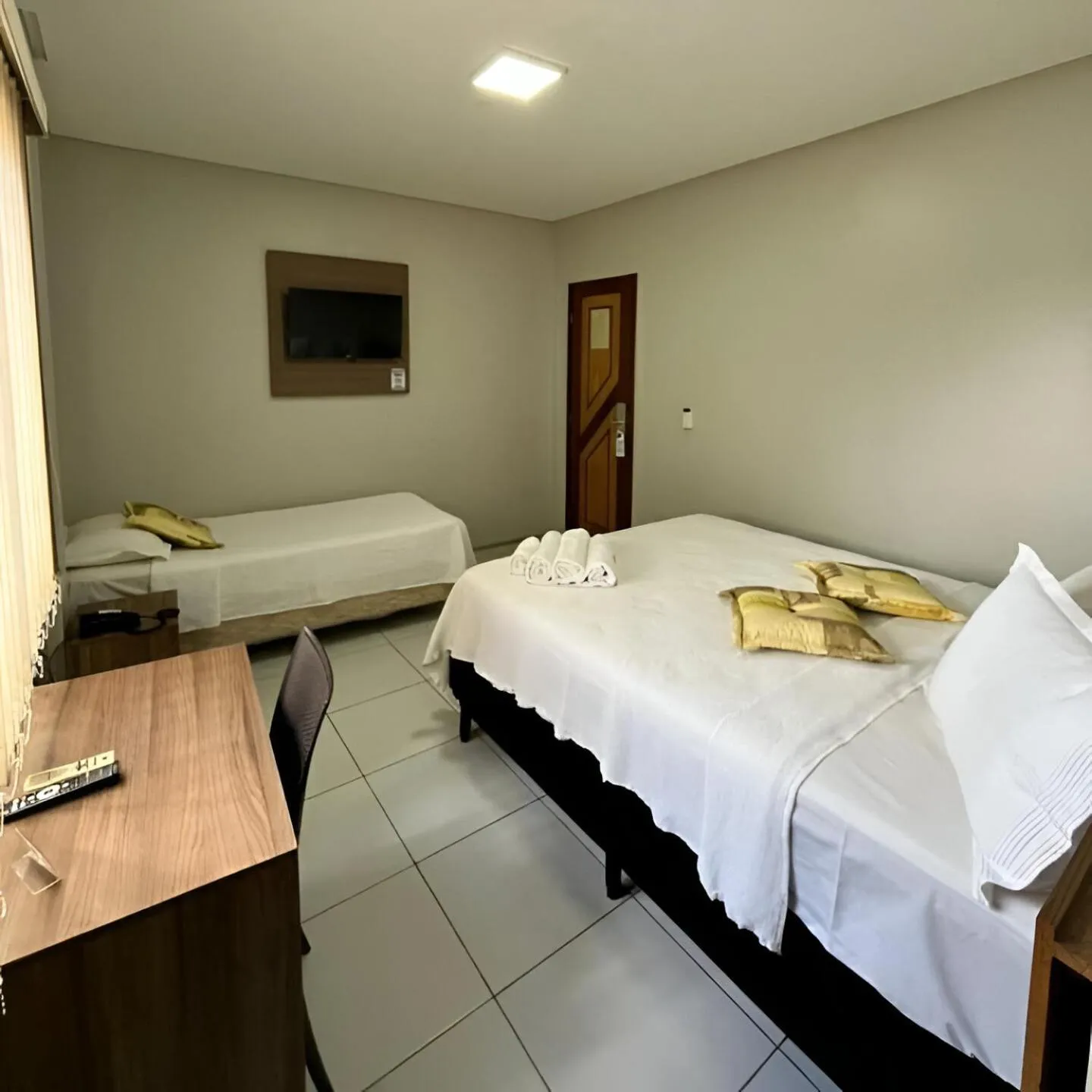 Bed in Pousada Lagoa Seca