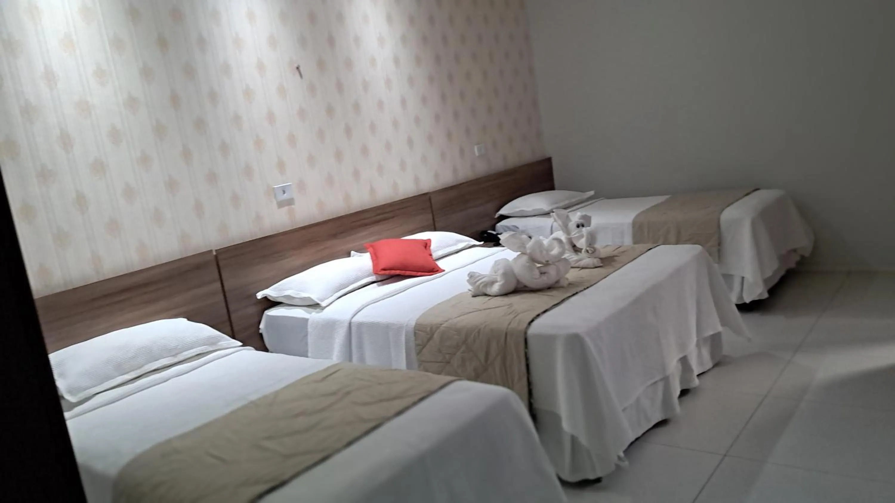 Bed in Pousada Lagoa Seca