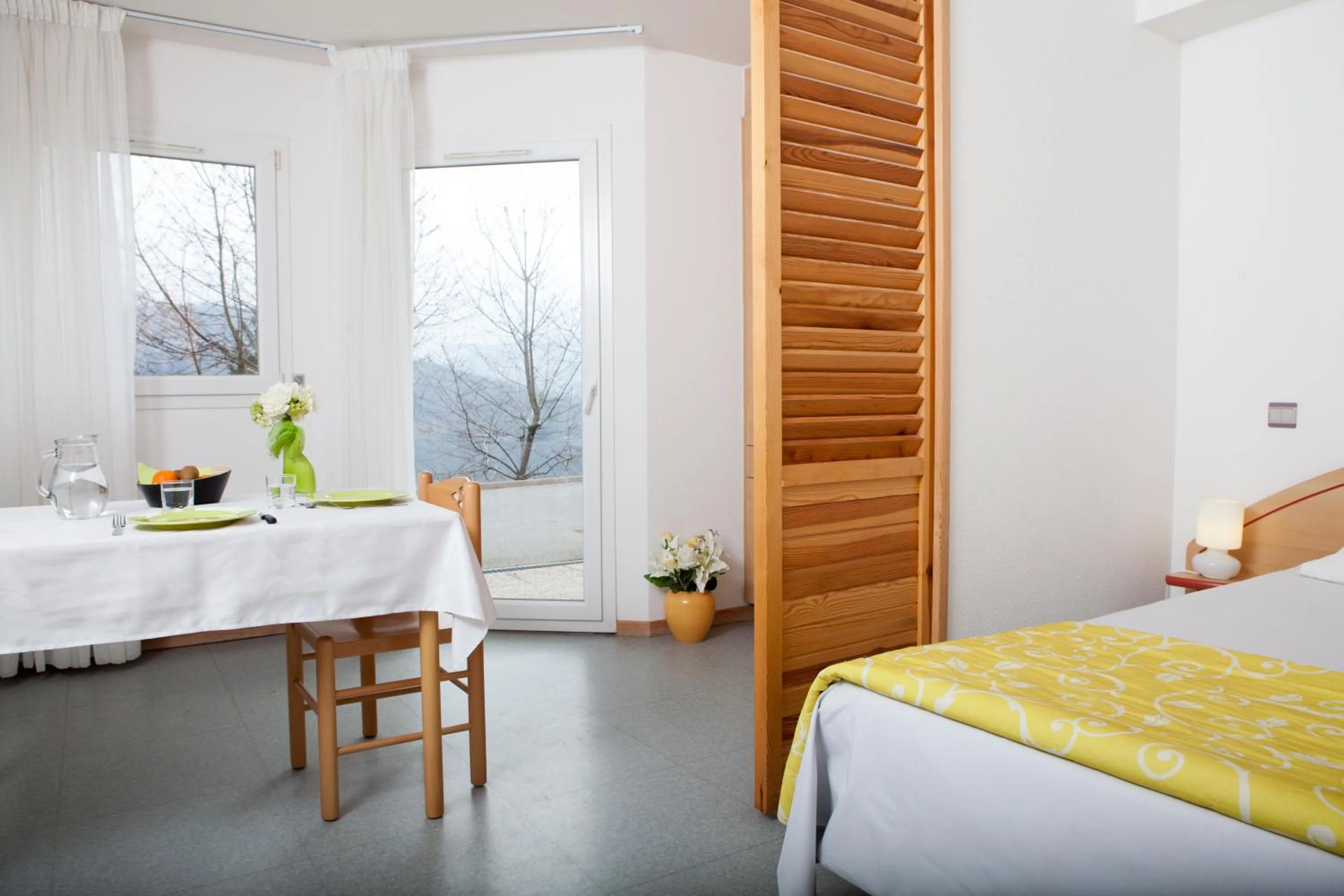 Balcony/Terrace, Bed in Azureva Bussang