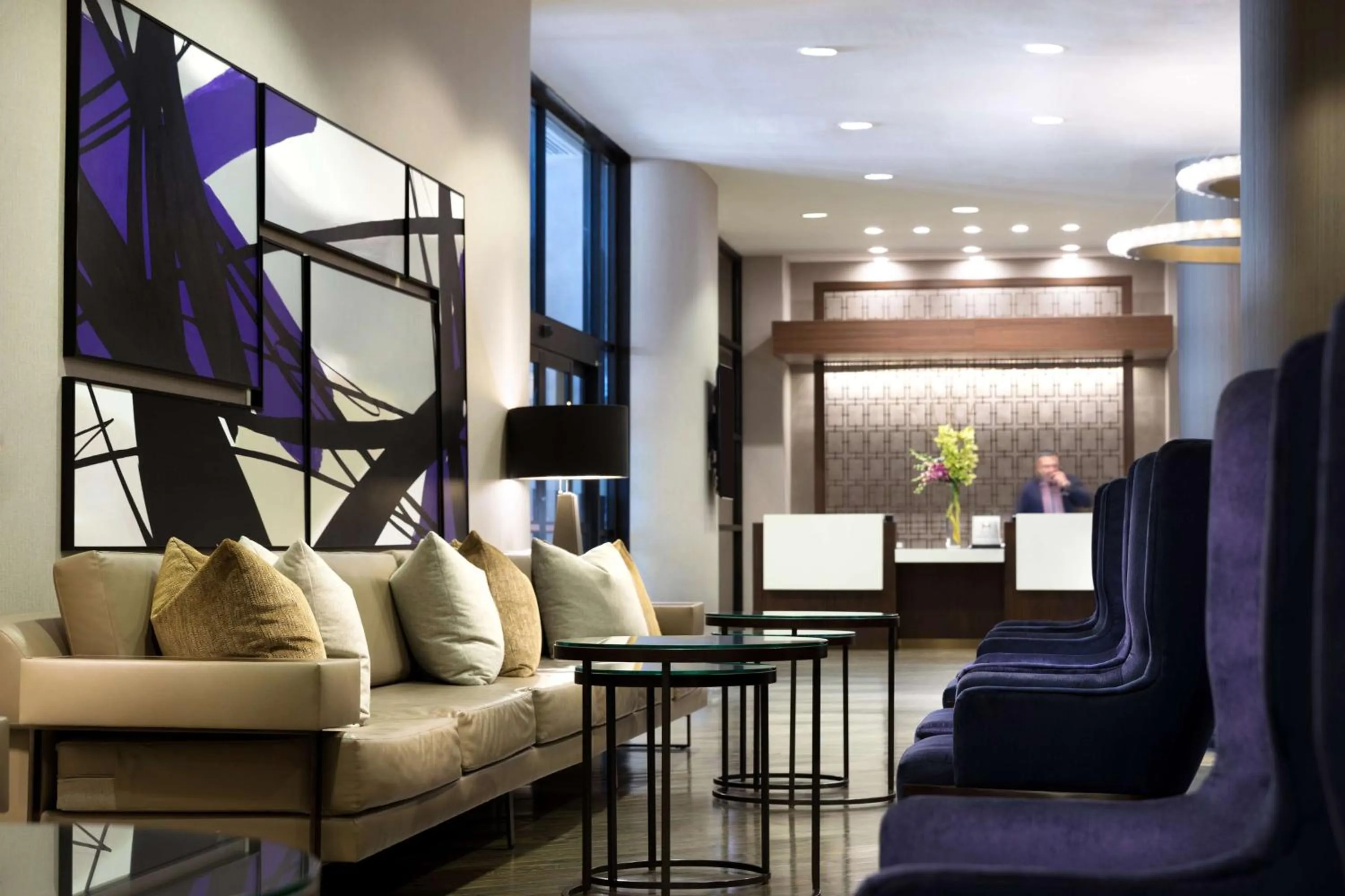 Lobby or reception in DoubleTree by Hilton Hotel Dallas Campbell Centre