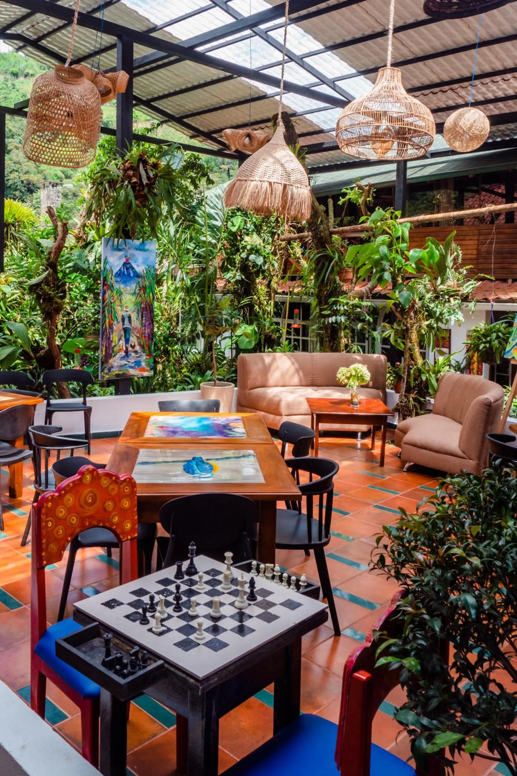 Patio in Spa Hosteria Miramelindo