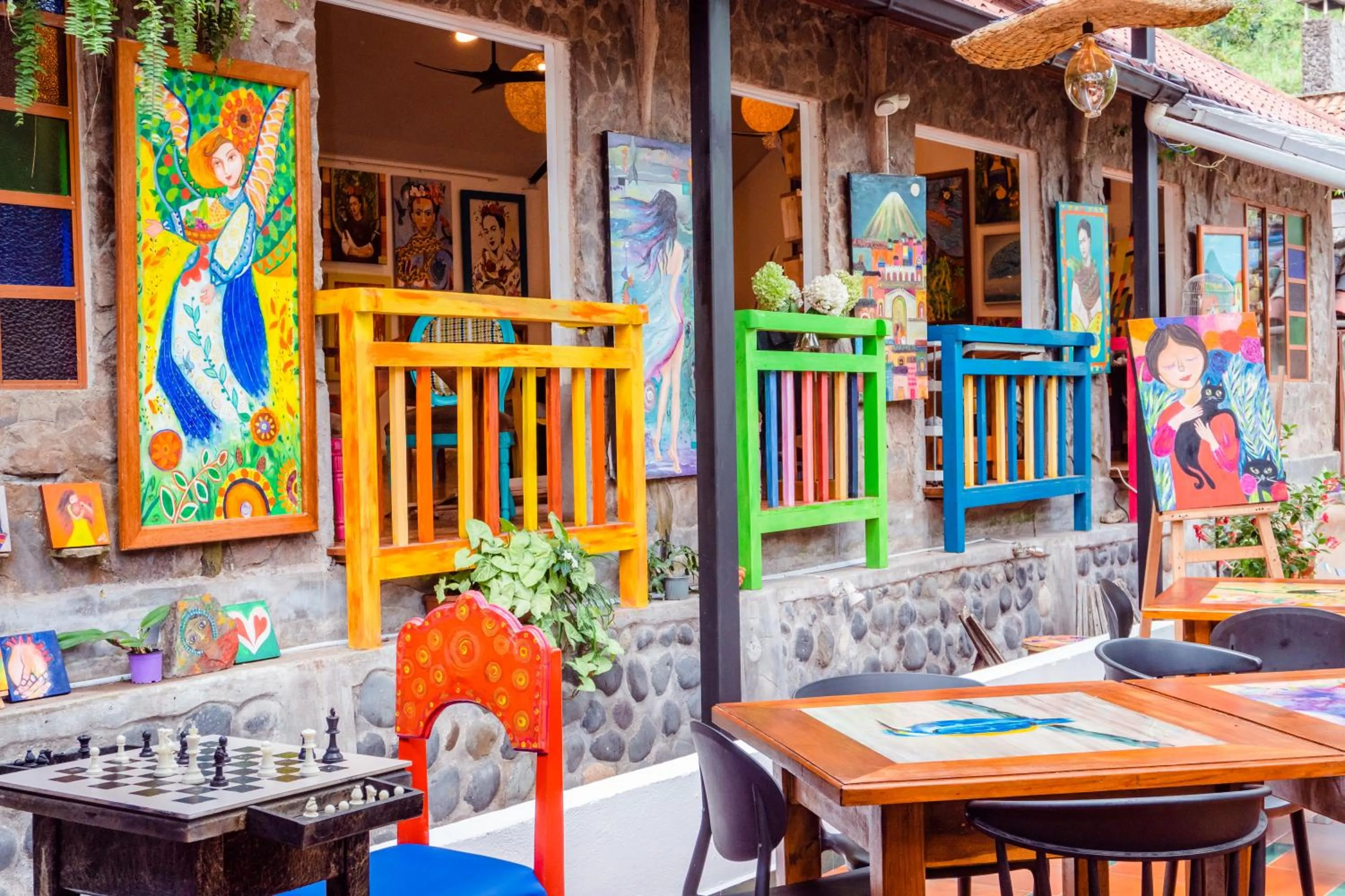 Patio in Spa Hosteria Miramelindo