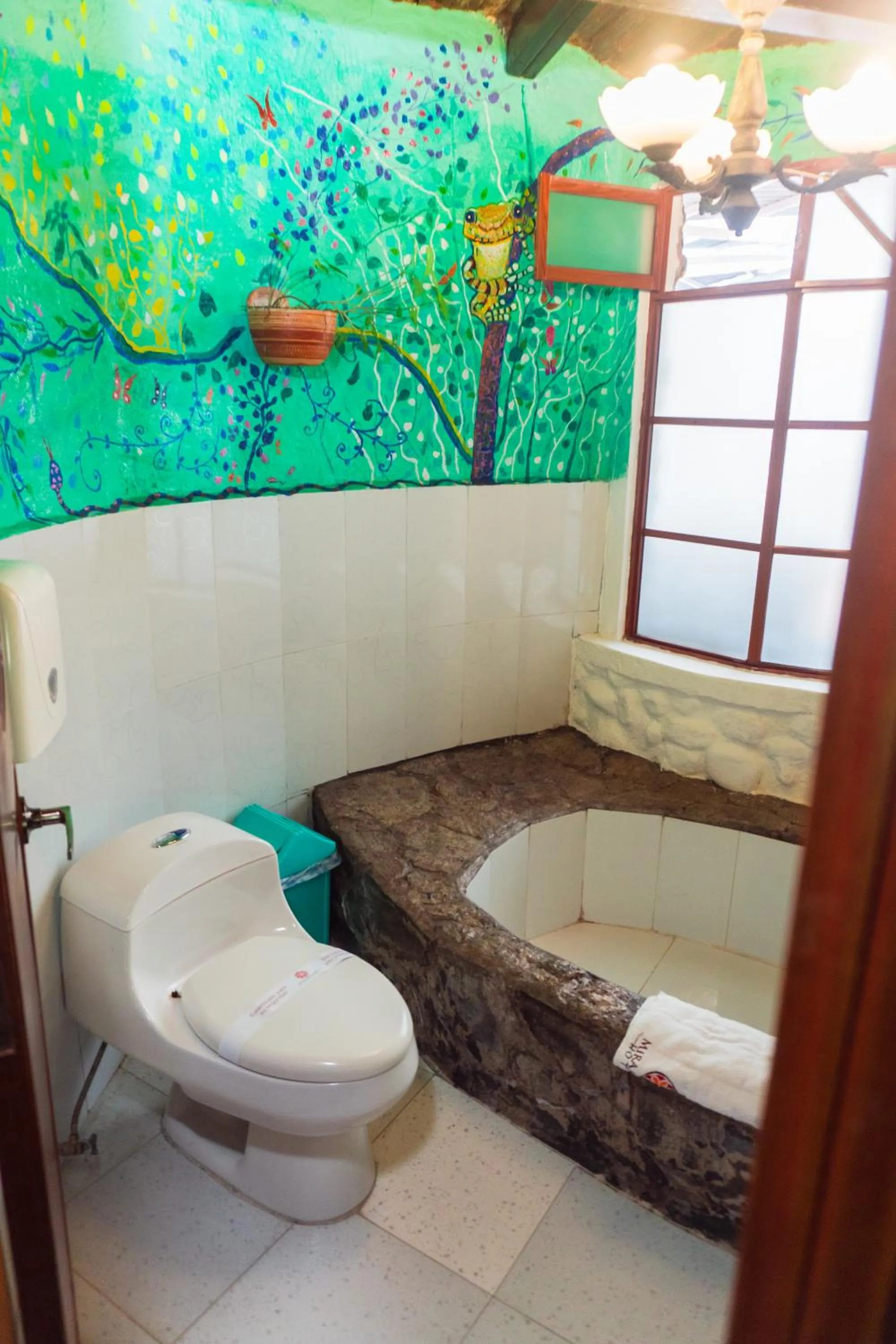 Shower in Spa Hosteria Miramelindo