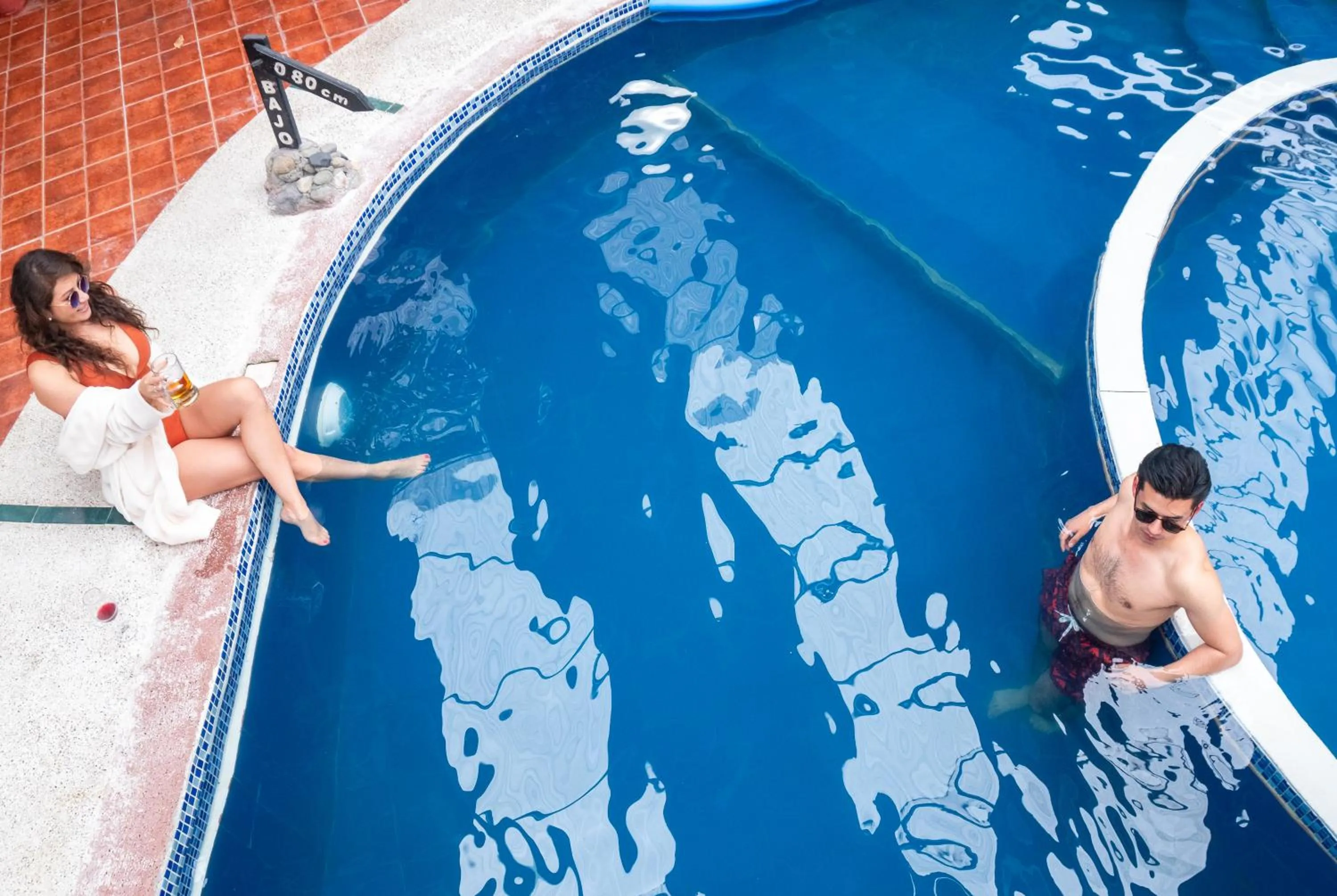 Pool view in Spa Hosteria Miramelindo