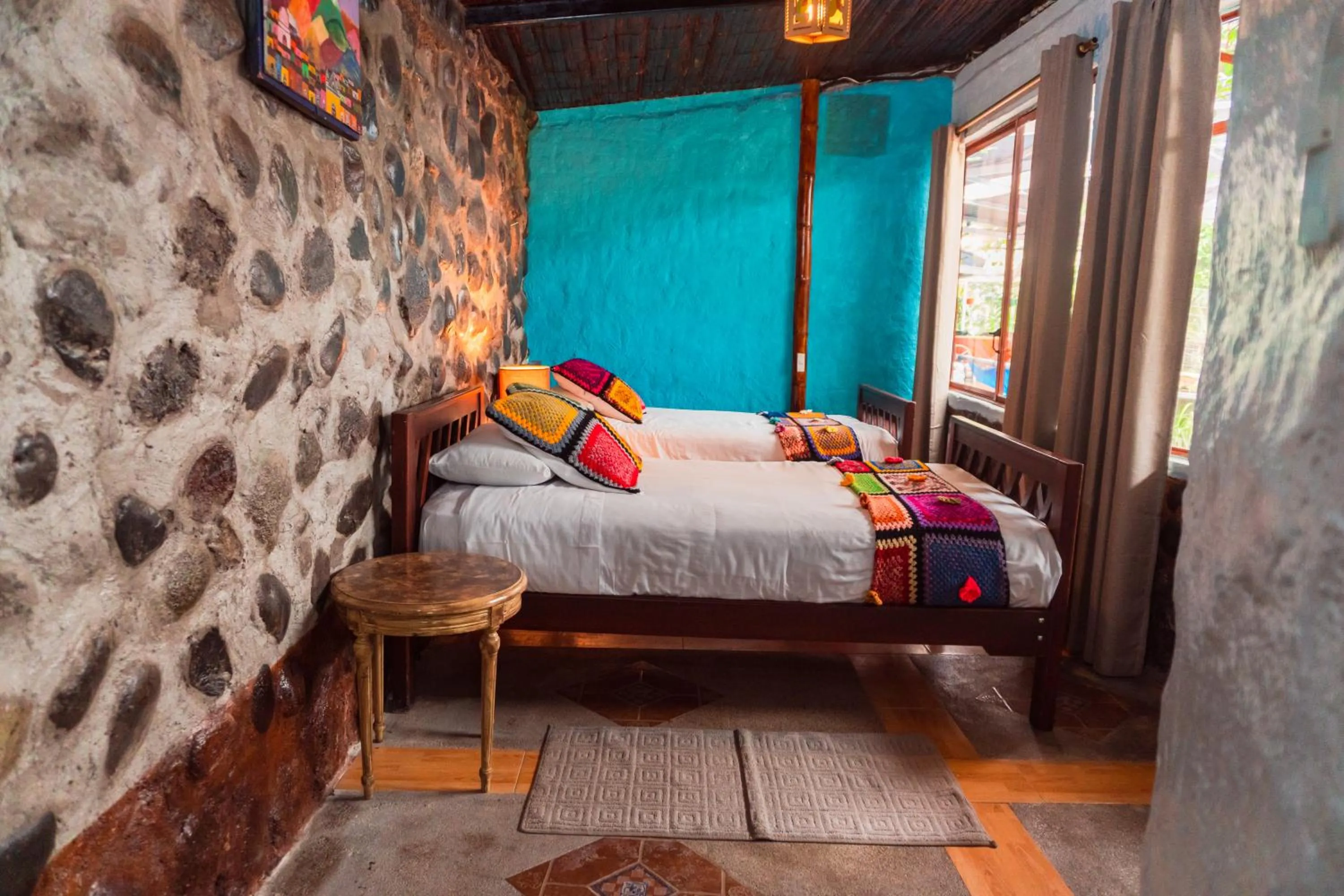 Bed in Spa Hosteria Miramelindo