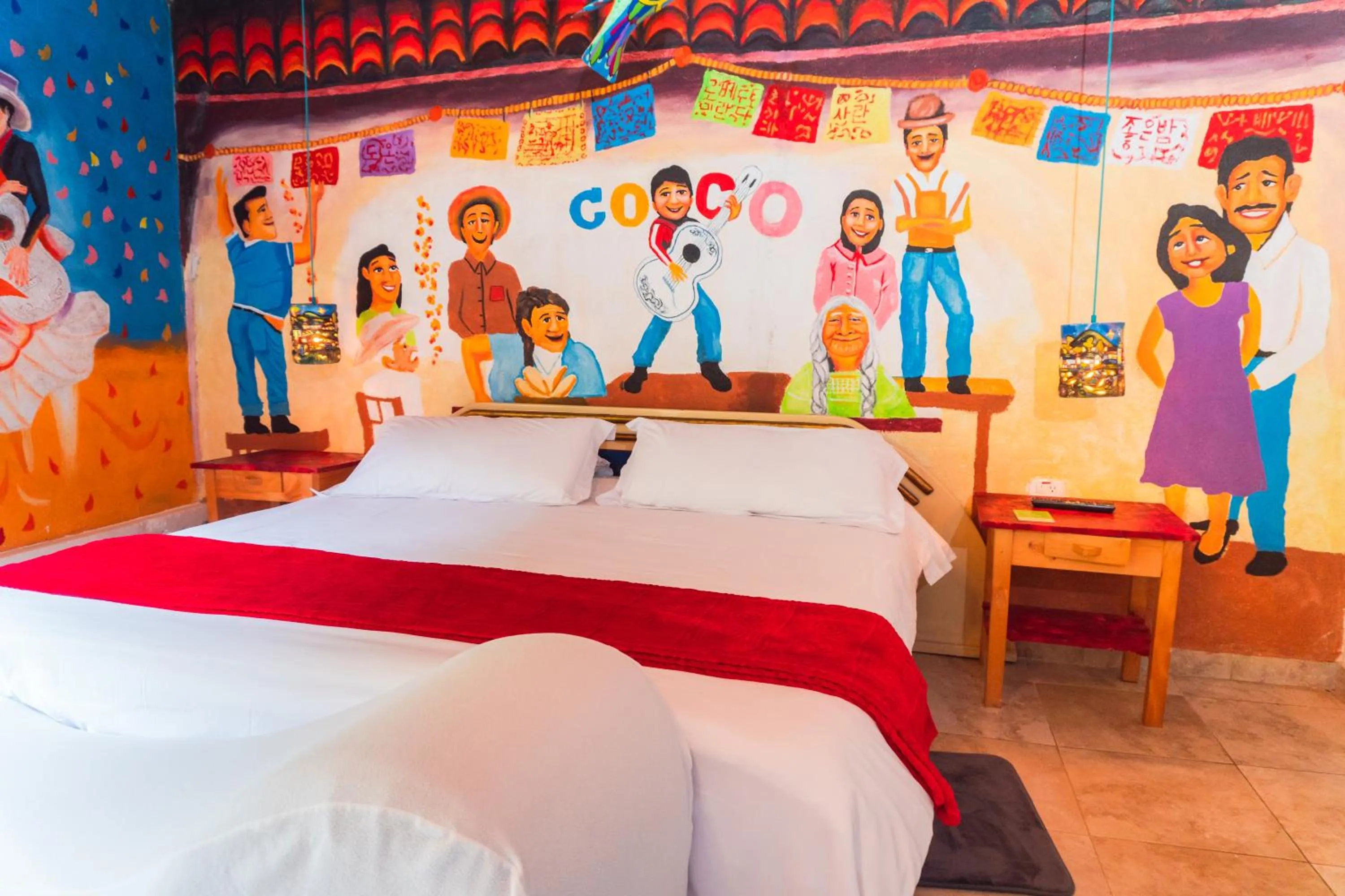 Bed in Spa Hosteria Miramelindo