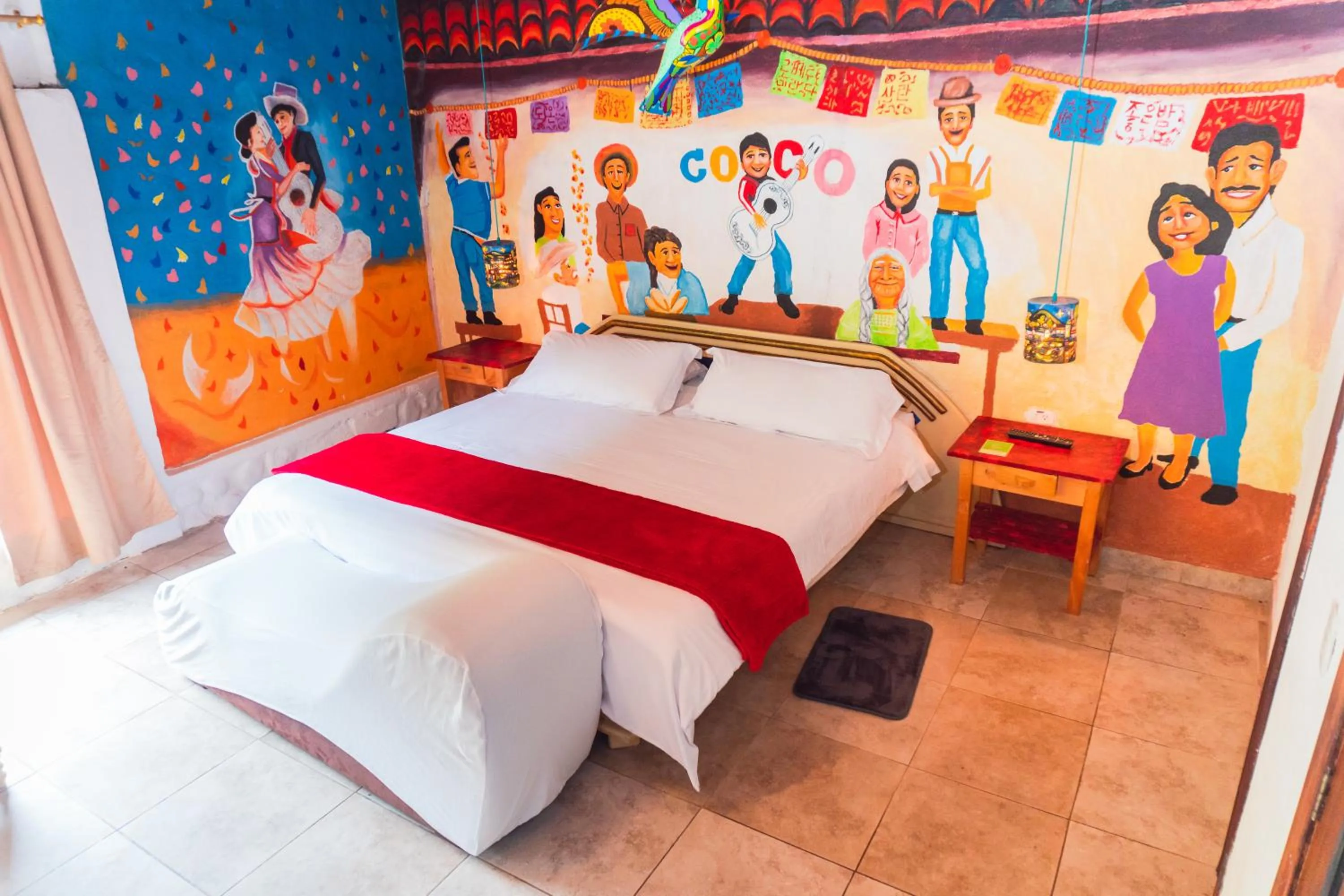 Bed in Spa Hosteria Miramelindo