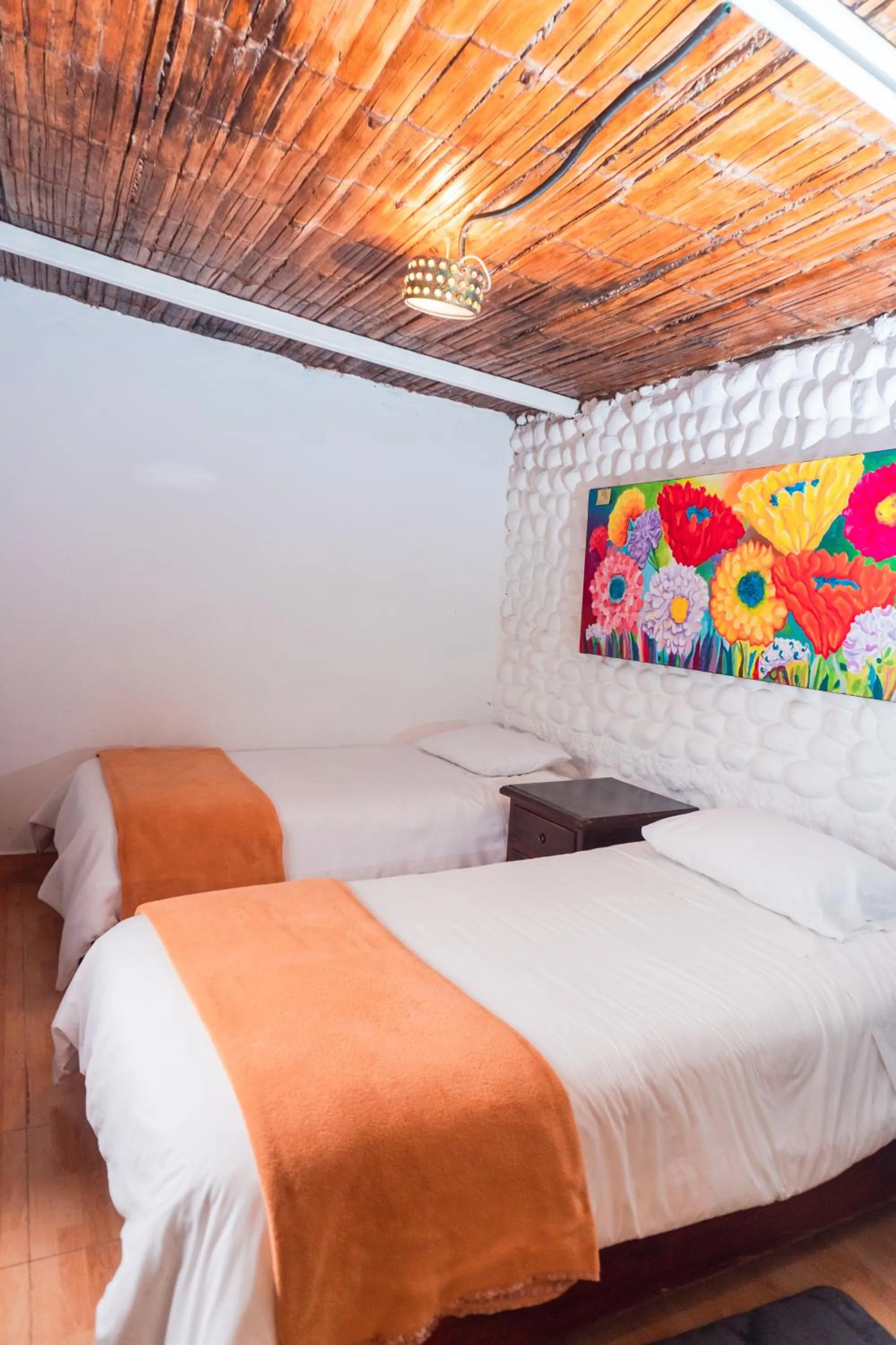Bed in Spa Hosteria Miramelindo