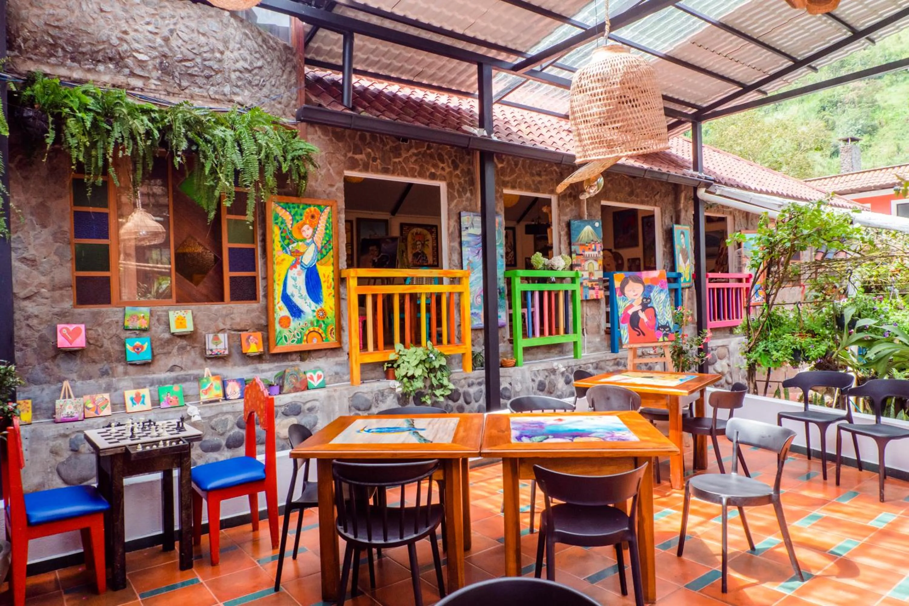Patio in Spa Hosteria Miramelindo