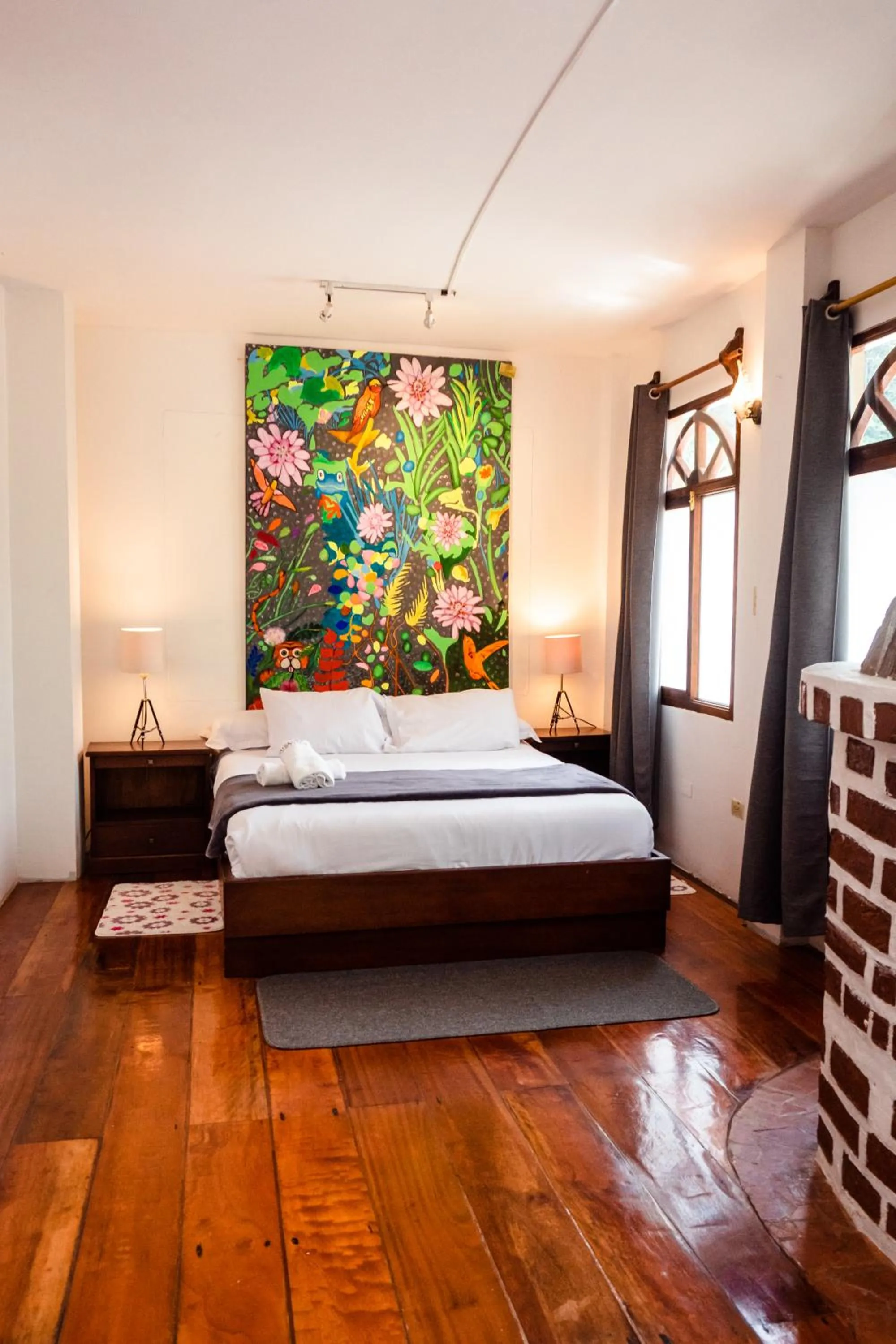 Bed in Spa Hosteria Miramelindo