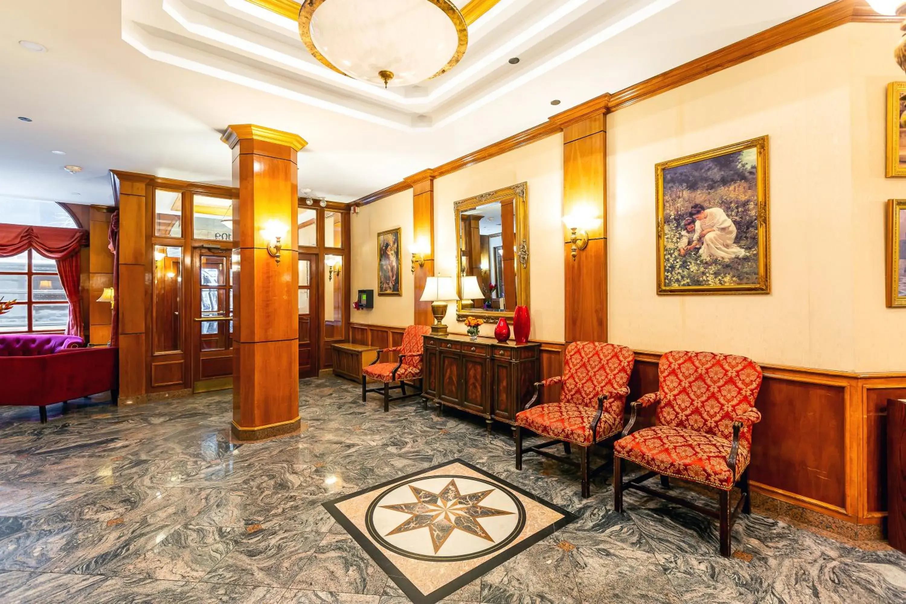 Lobby or reception in Hotel St. James Lobby or reception in Hotel St. James