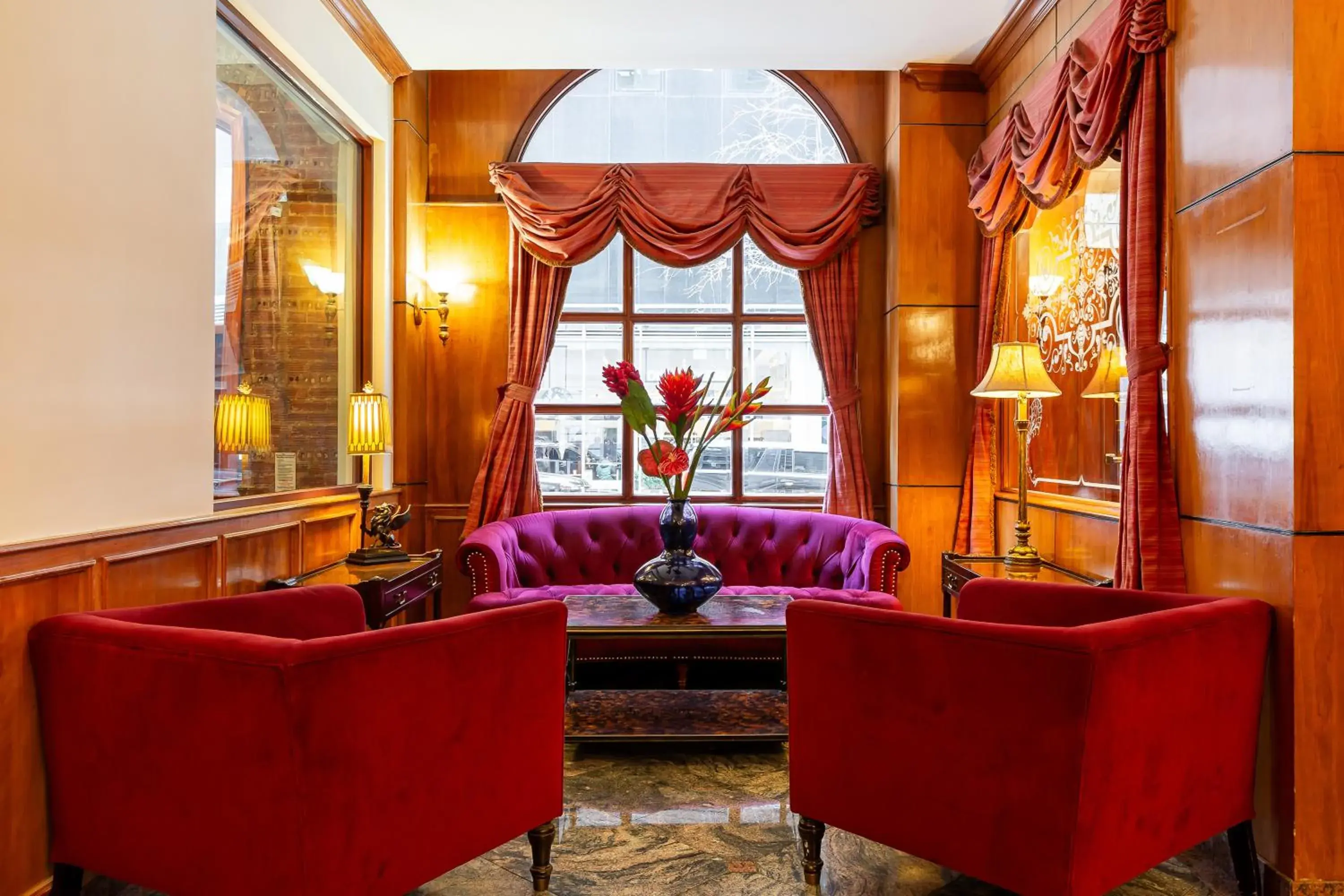 Lobby or reception in Hotel St. James Lobby or reception in Hotel St. James