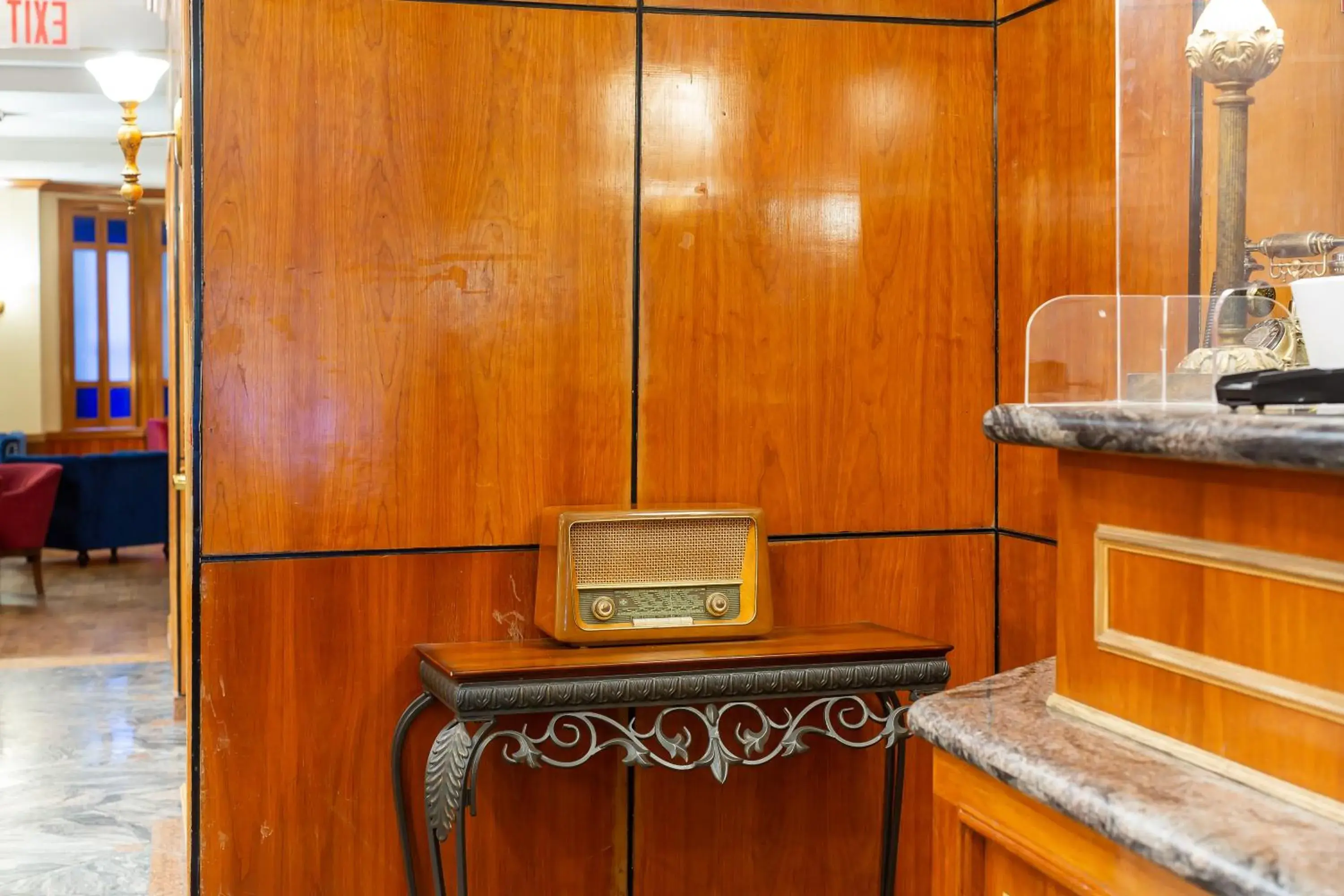 Lobby or reception in Hotel St. James Lobby or reception in Hotel St. James