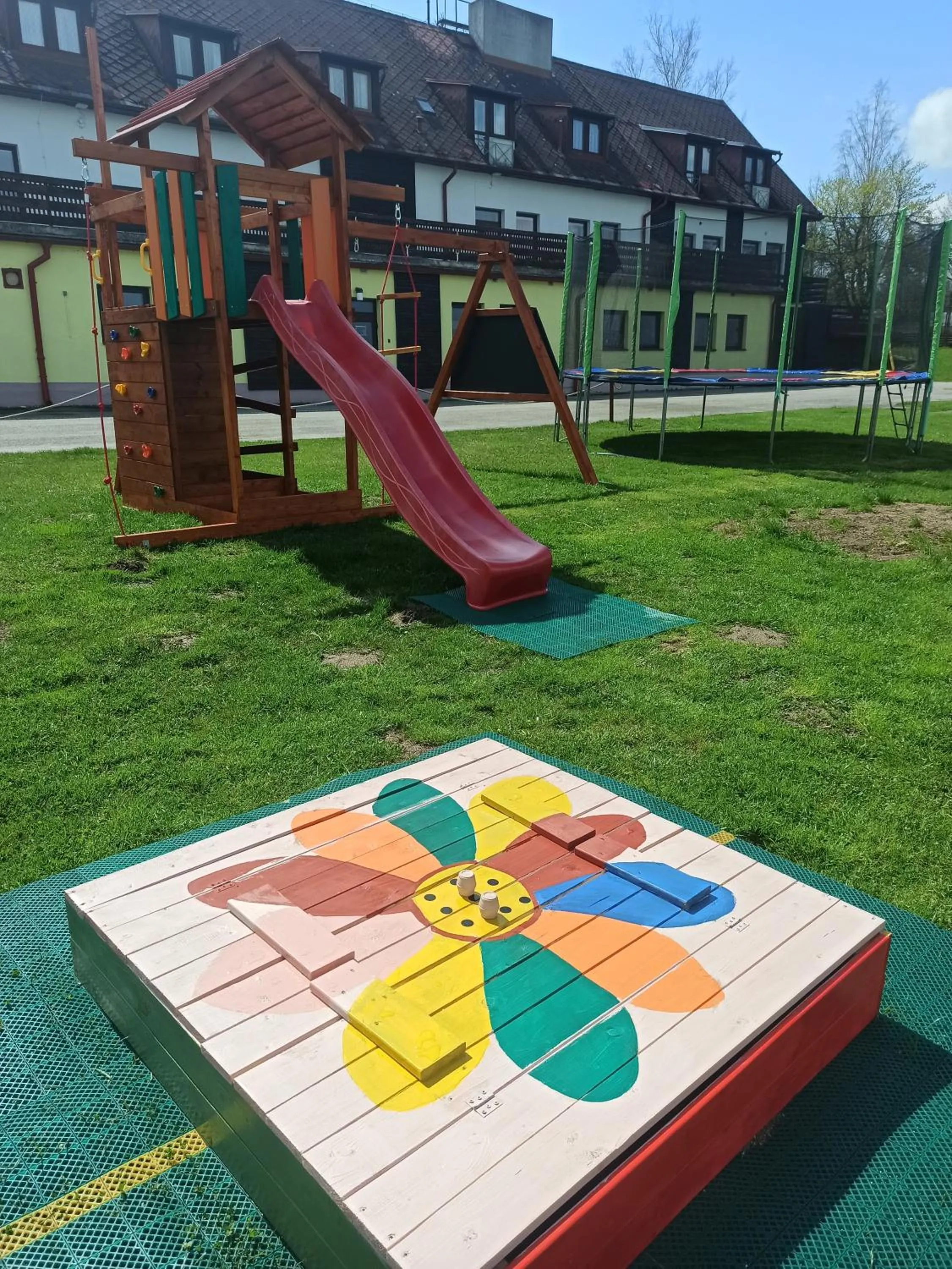 Children play ground in Hotel Jestřábí