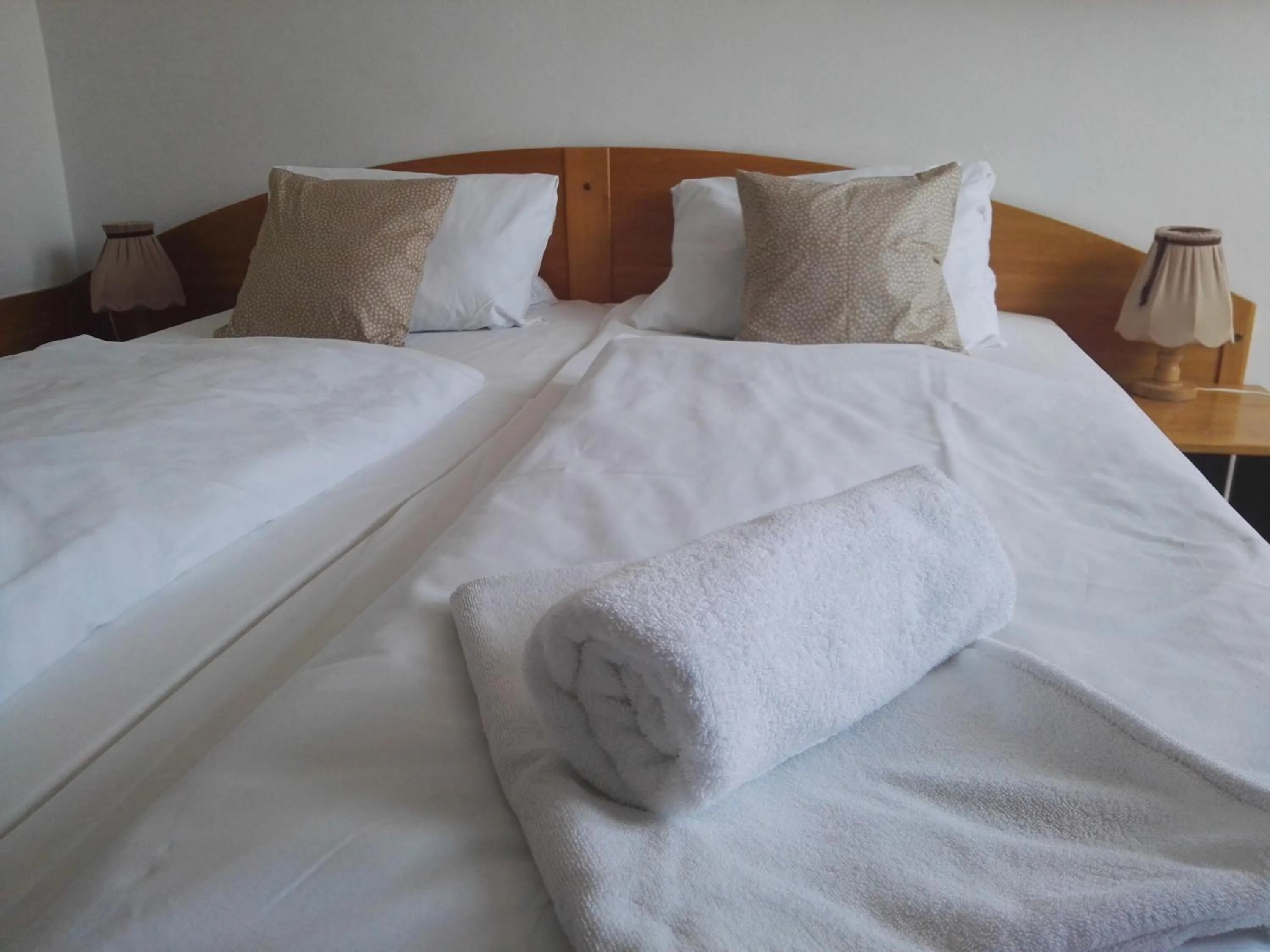 Bed in Hotel Jestřábí