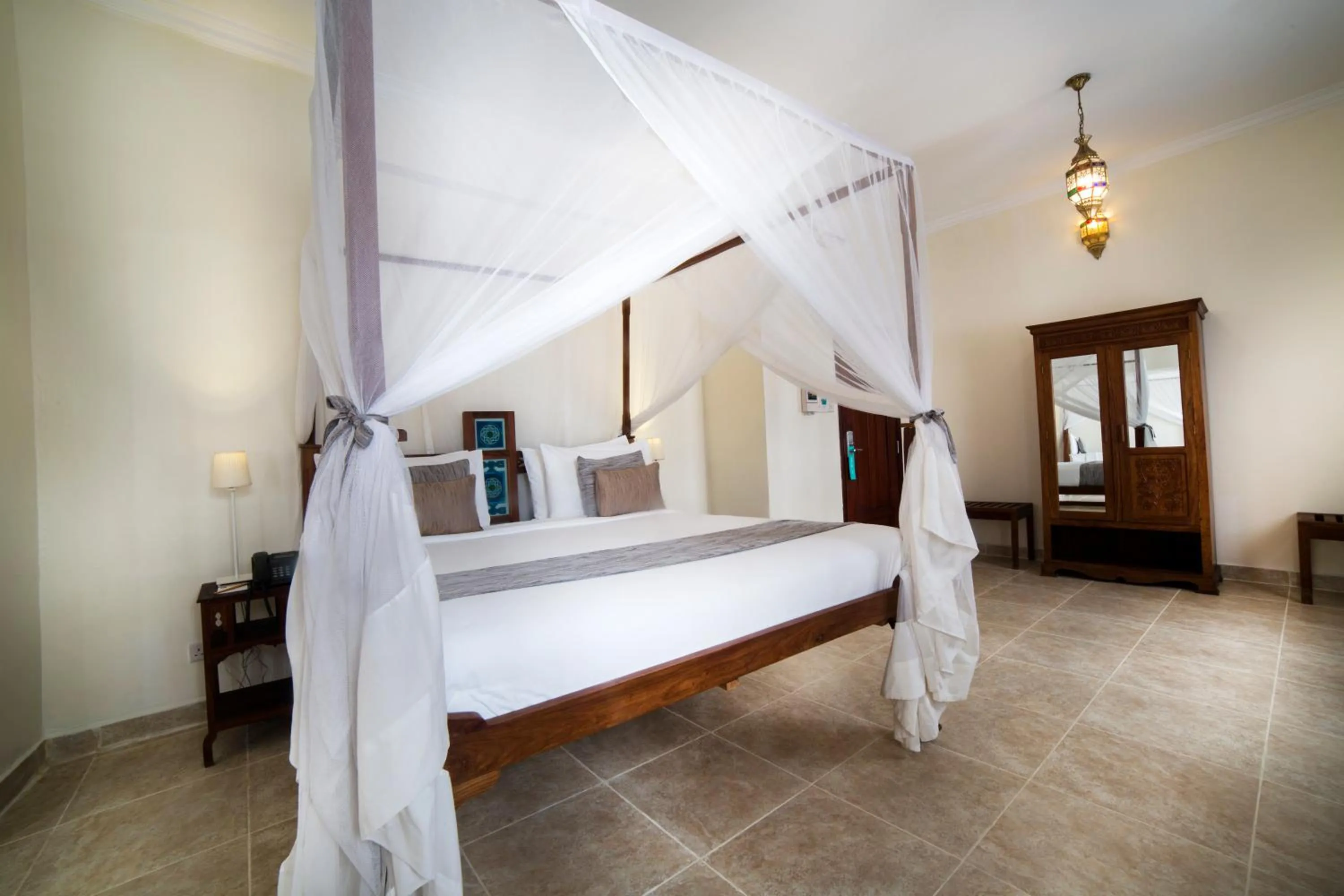 Bed in Maru Maru Hotel