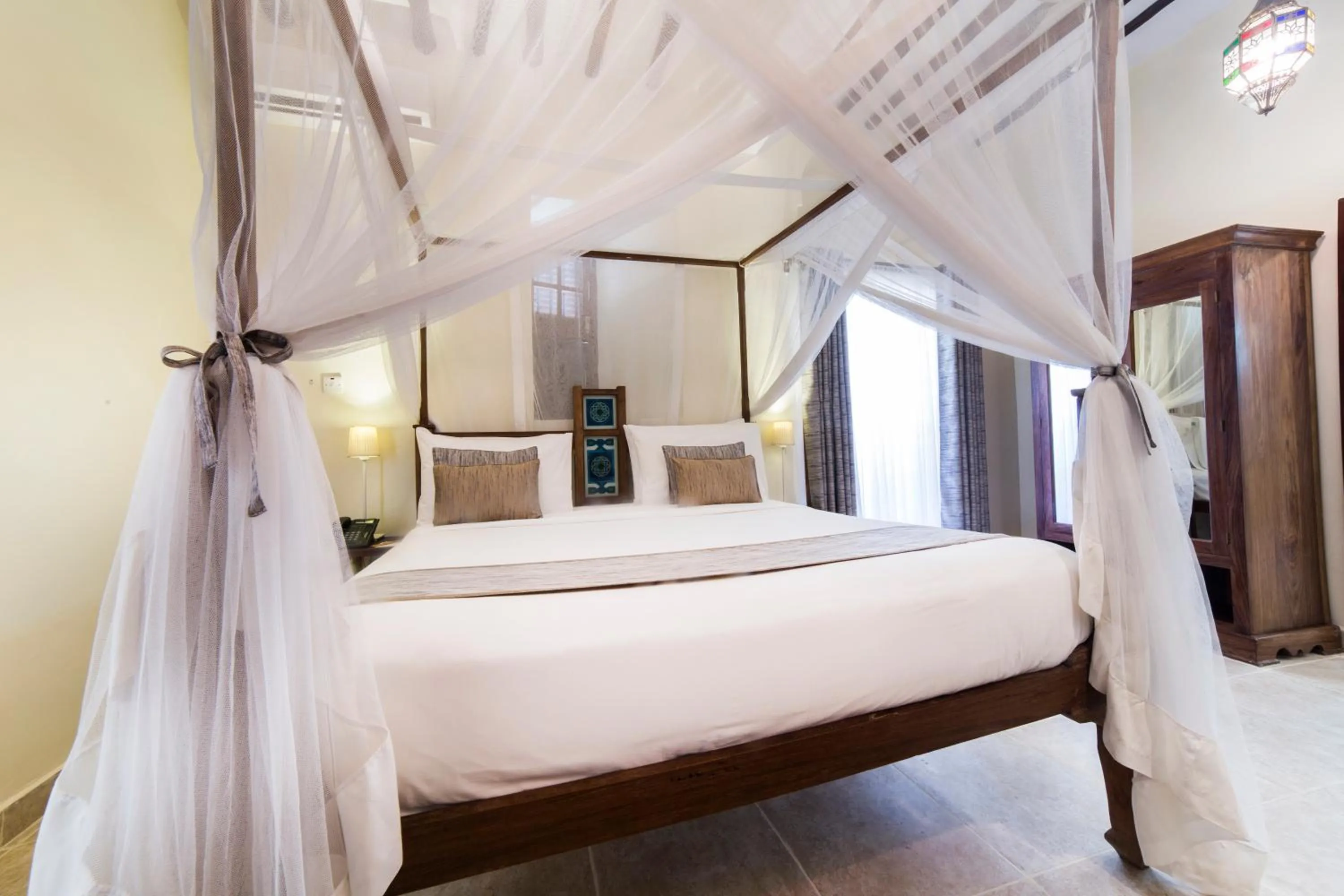 Bed in Maru Maru Hotel