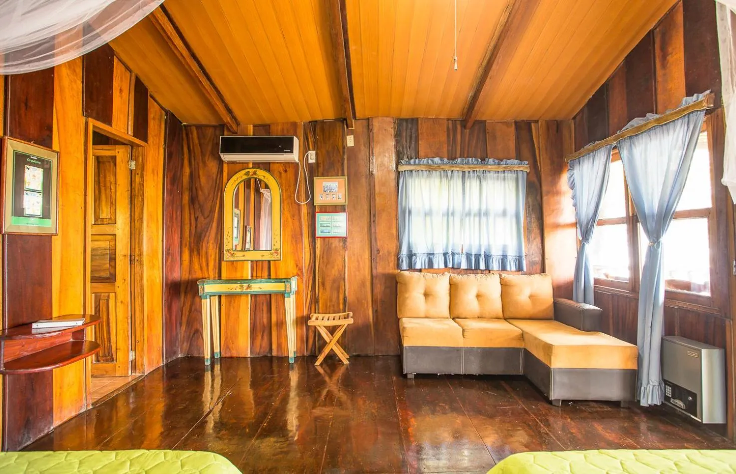 Seating area in Redwood Beach Resort