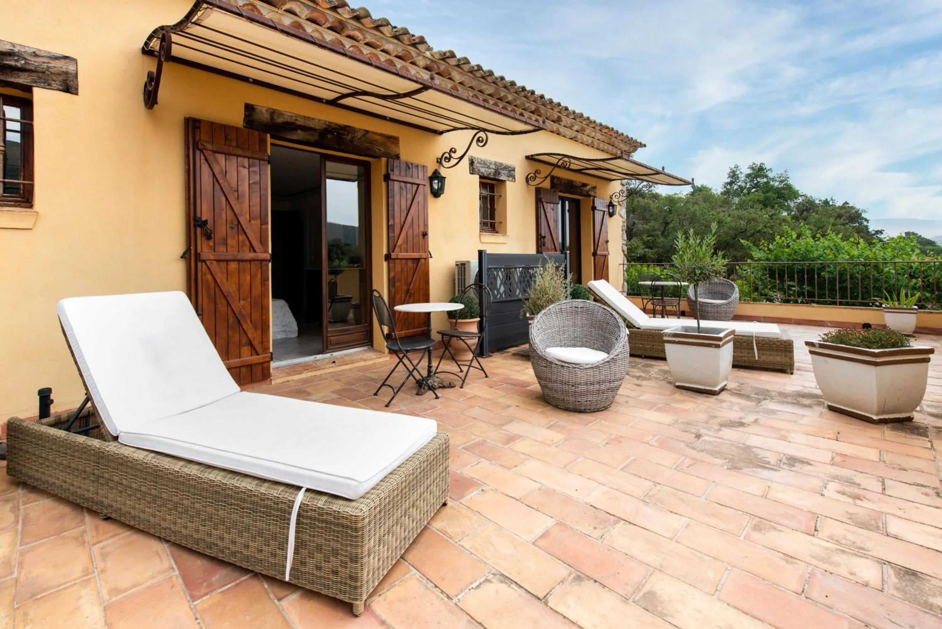 Balcony/Terrace in La Bergerie