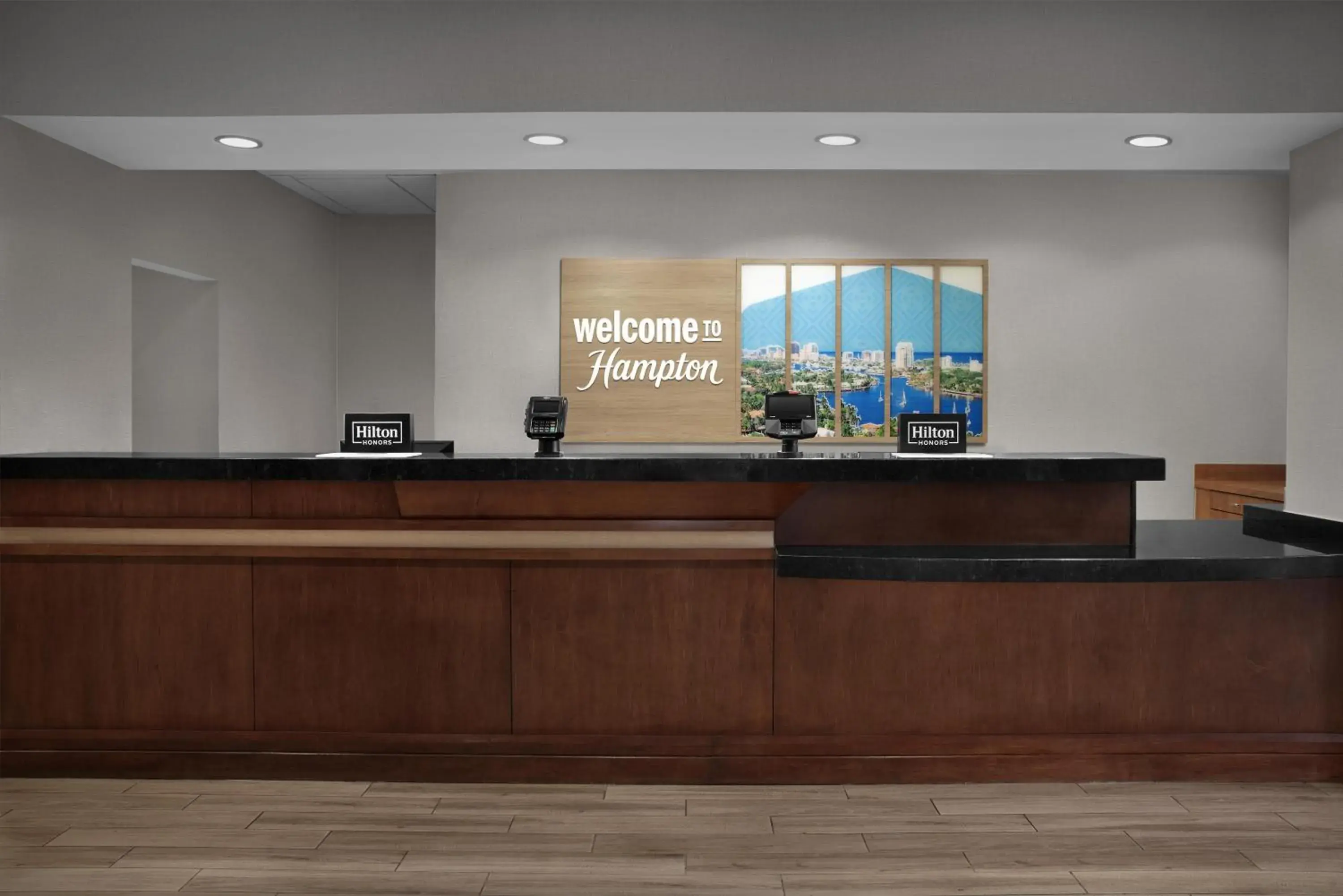 Lobby or reception in Hampton Inn Fort Lauderdale Downtown Las Olas Area Lobby or reception in Hampton Inn Fort Lauderdale Downtown Las Olas Area