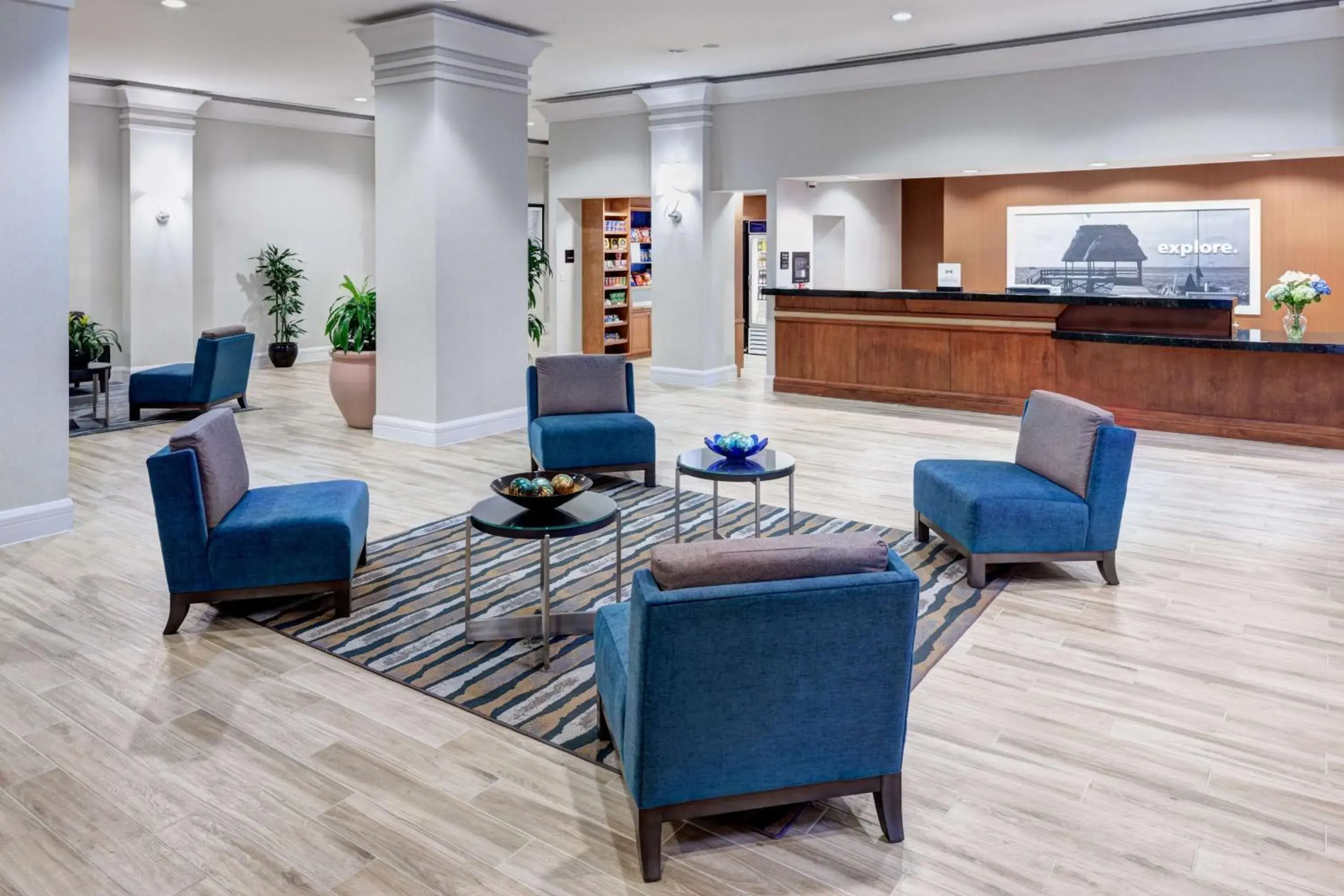 Lobby or reception in Hampton Inn Fort Lauderdale Downtown Las Olas Area Lobby or reception in Hampton Inn Fort Lauderdale Downtown Las Olas Area
