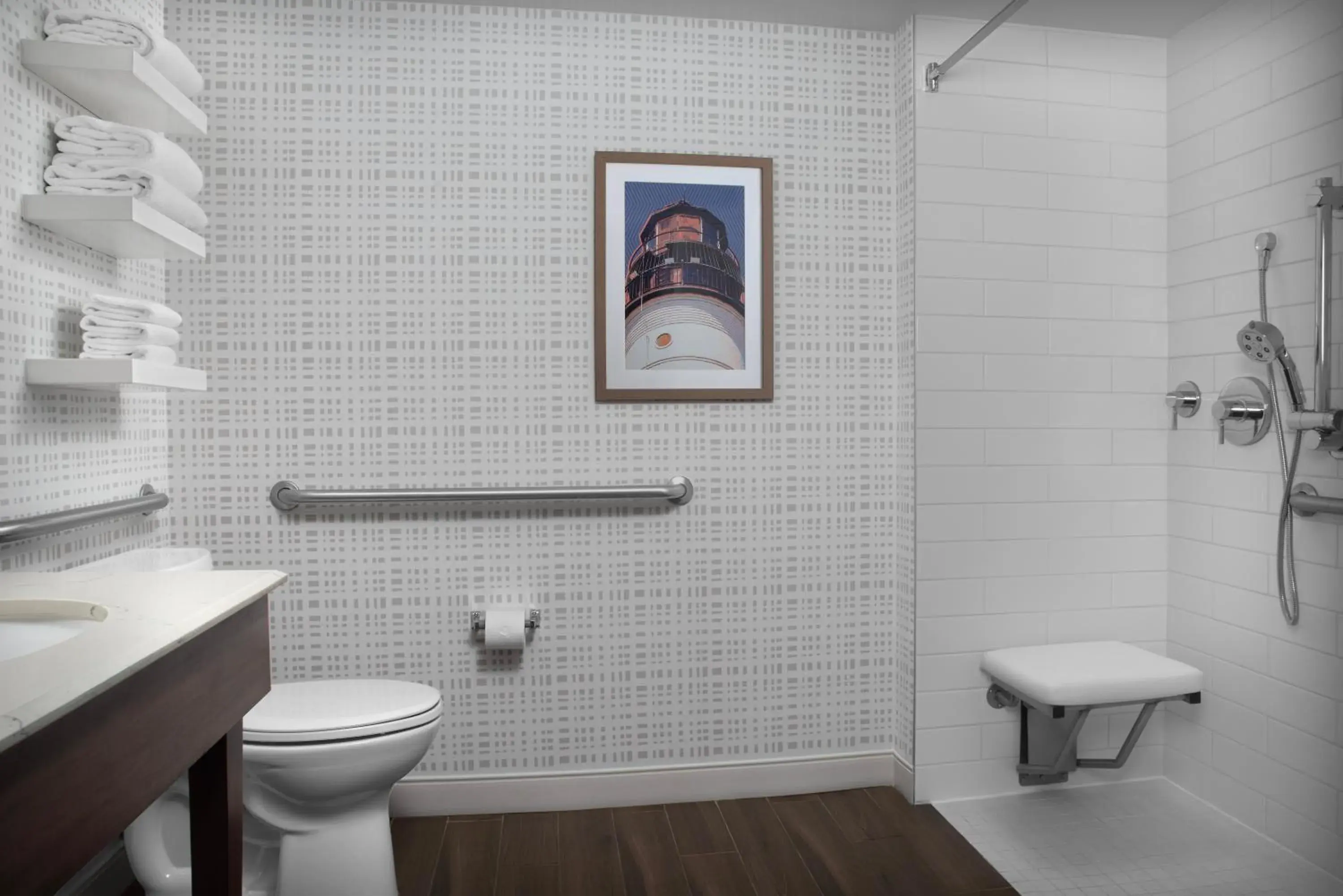 Bathroom in Hampton Inn Fort Lauderdale Downtown Las Olas Area Bathroom in Hampton Inn Fort Lauderdale Downtown Las Olas Area