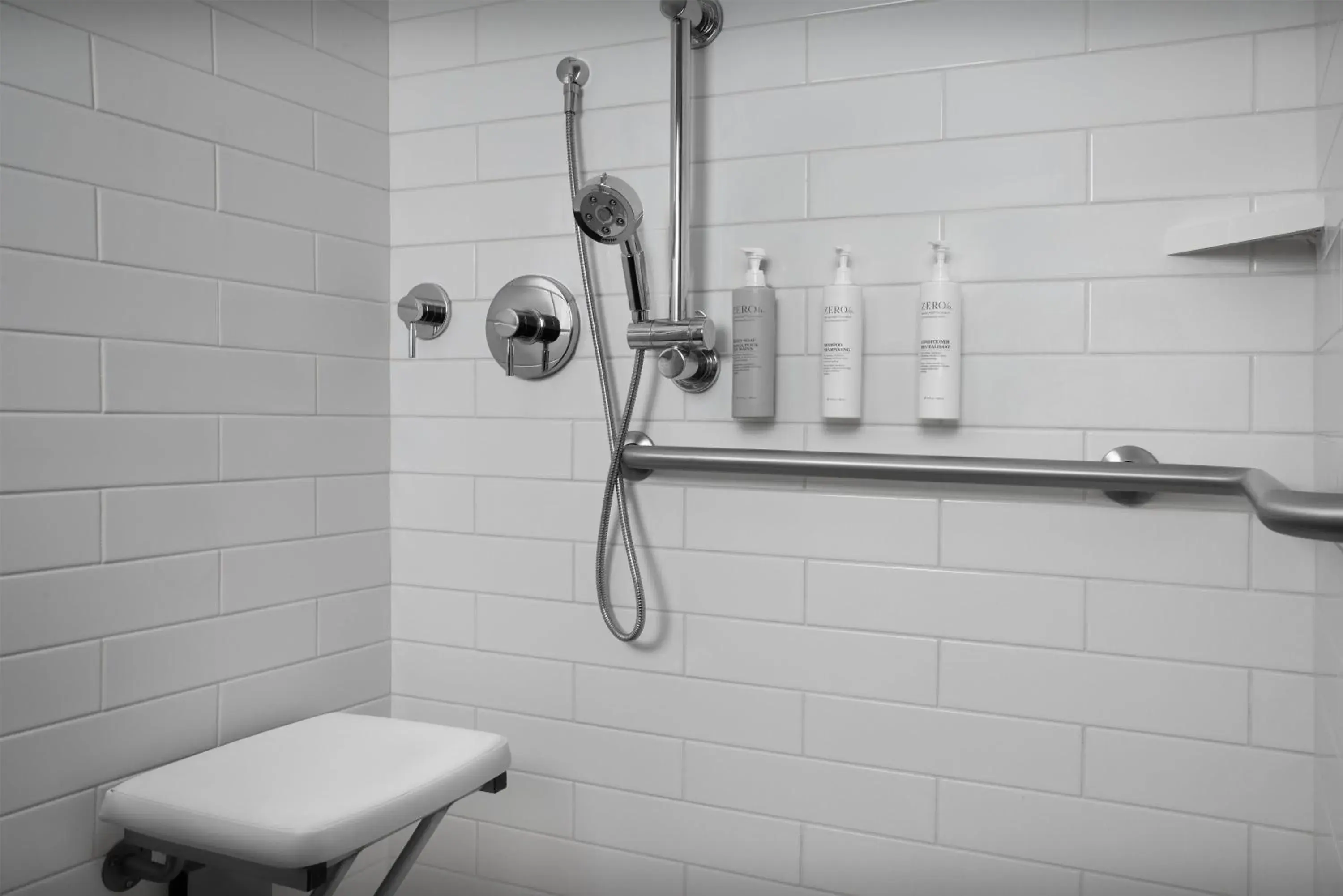 Bathroom in Hampton Inn Fort Lauderdale Downtown Las Olas Area Bathroom in Hampton Inn Fort Lauderdale Downtown Las Olas Area