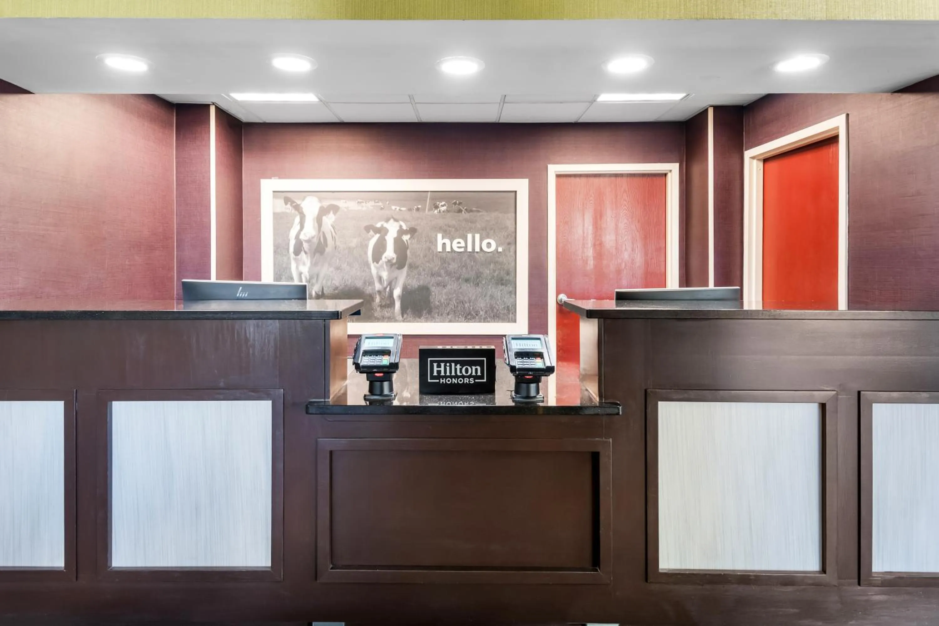 Lobby or reception in Hampton Inn Indianapolis Northeast/Castleton