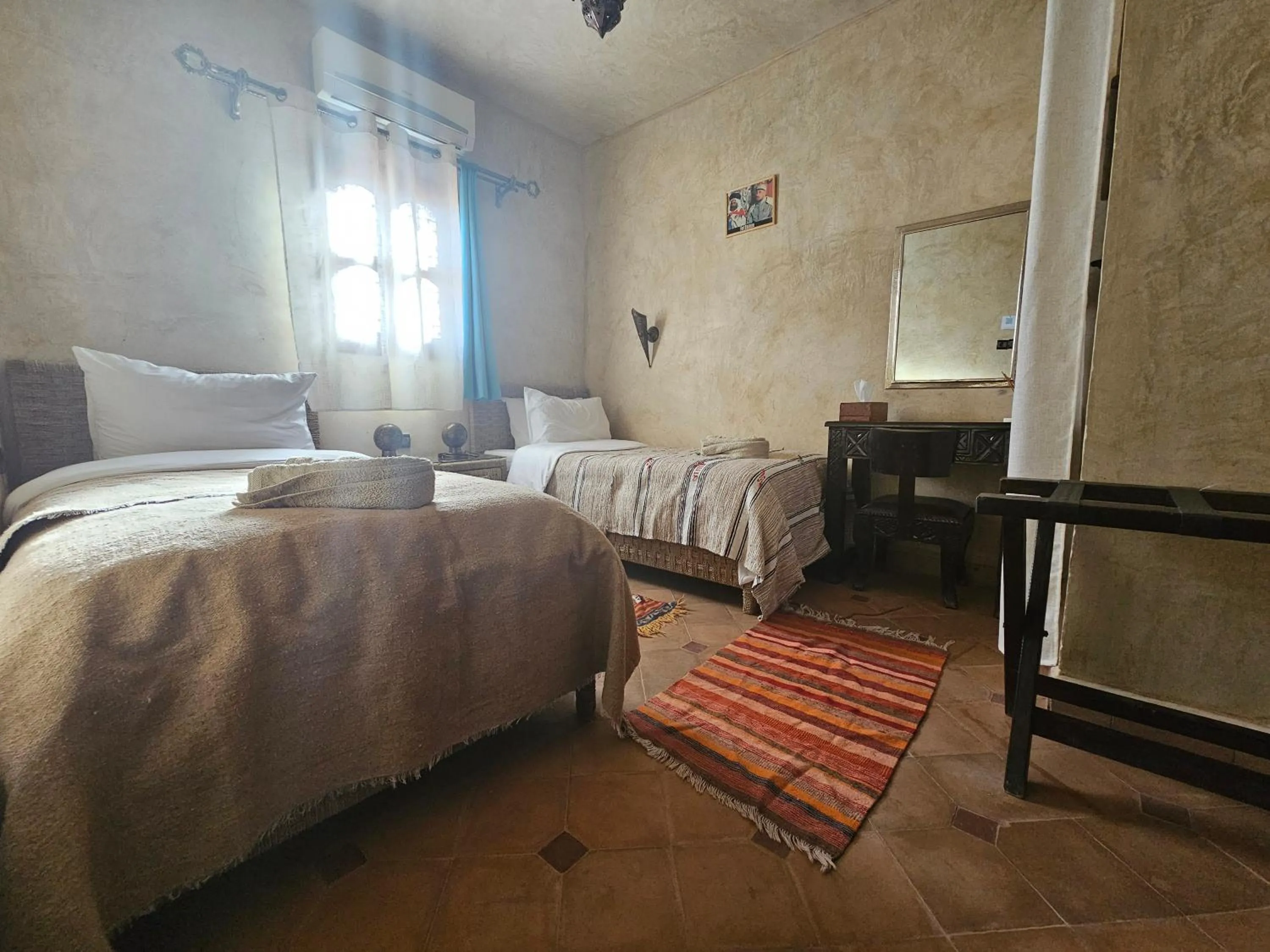 Bed in Kasbah La Cigogne