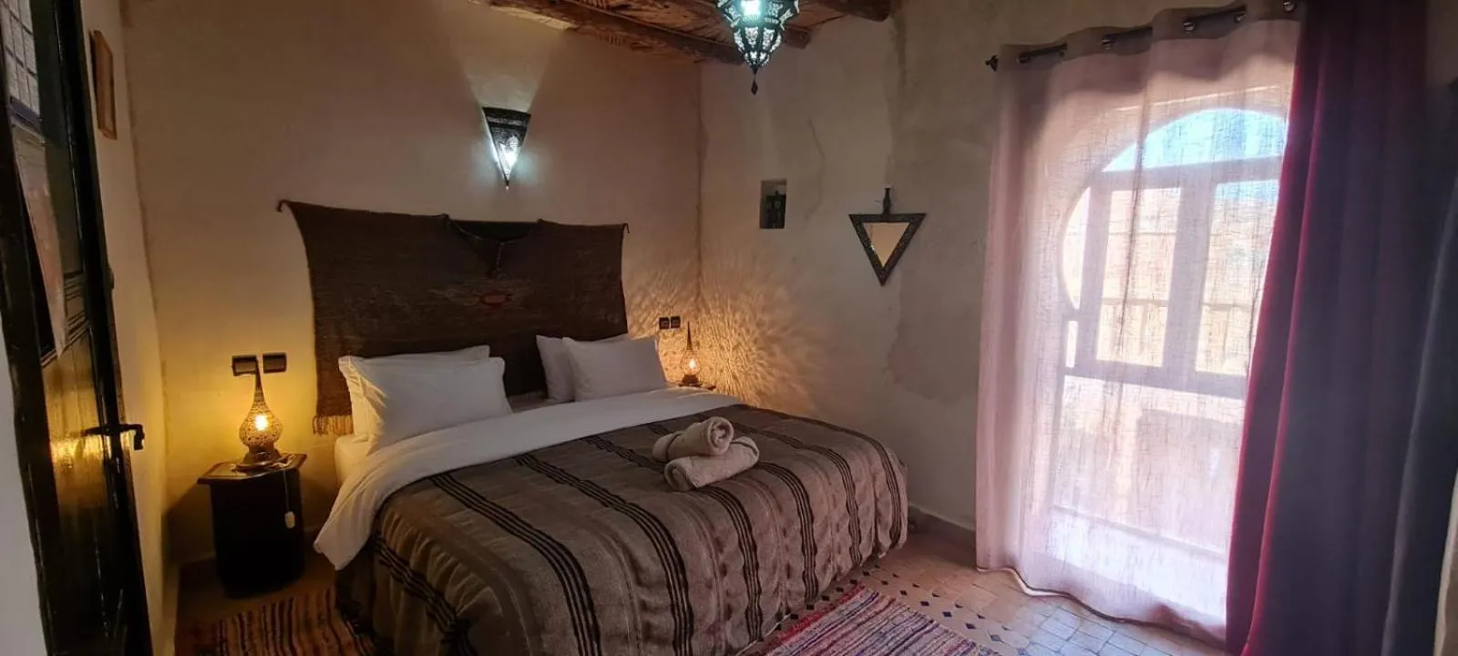 Bedroom, Bed in Kasbah La Cigogne