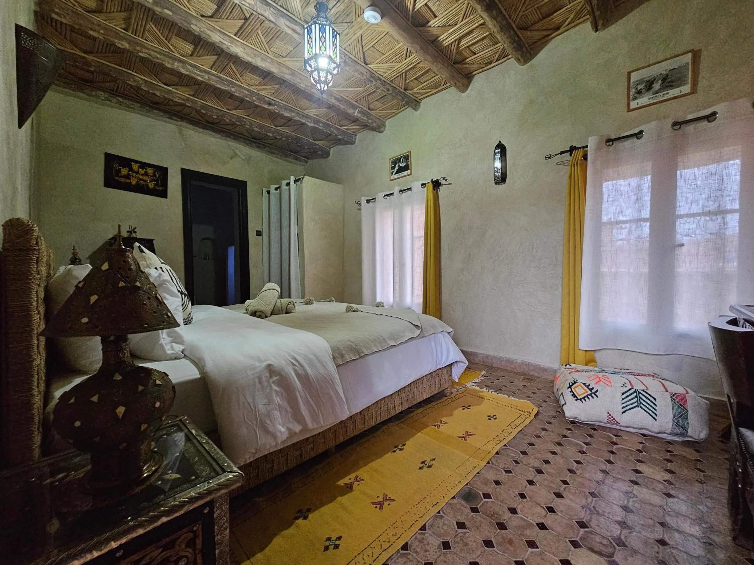 Photo of the whole room, Bed in Kasbah La Cigogne