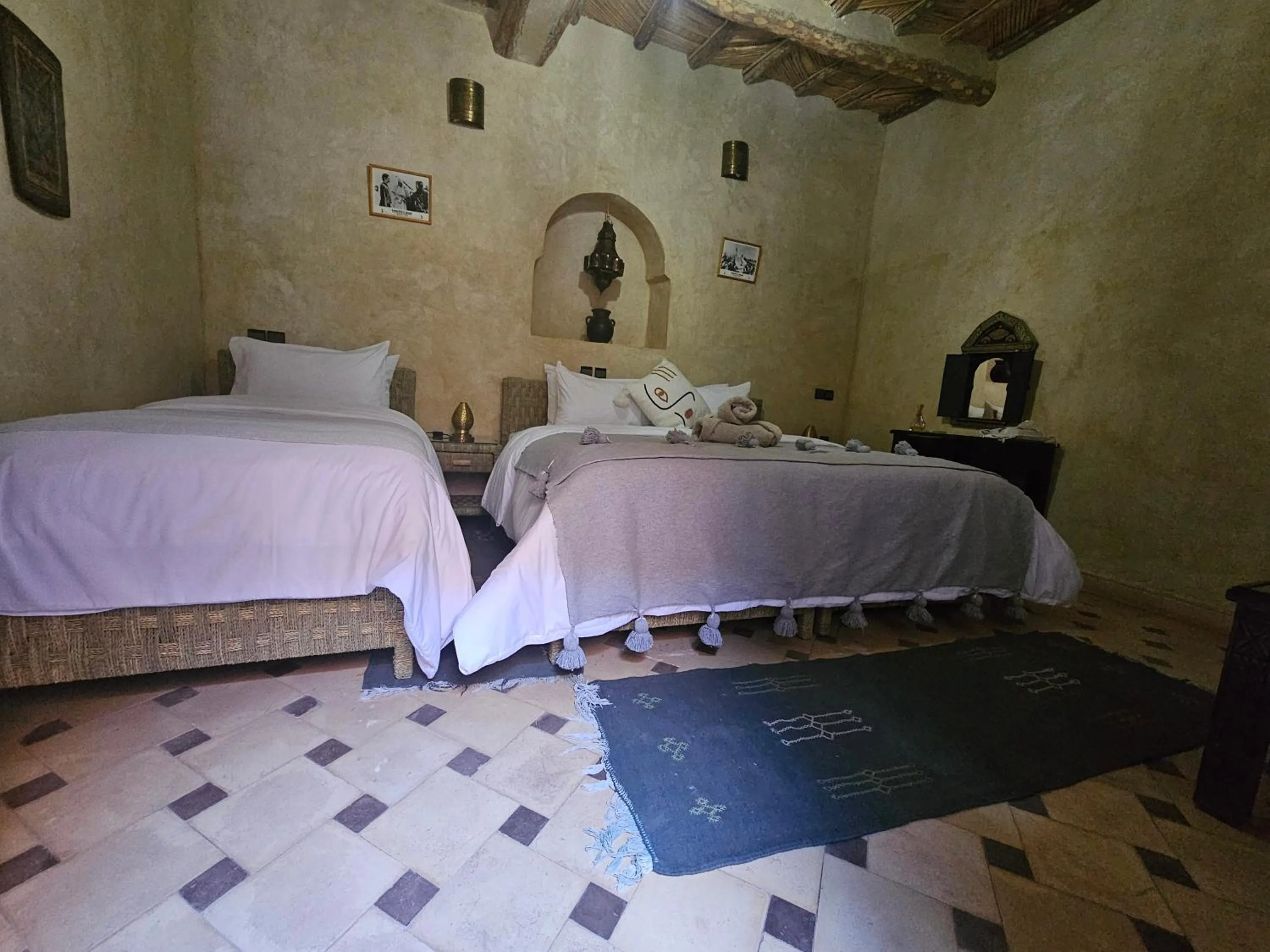 Bedroom, Bed in Kasbah La Cigogne
