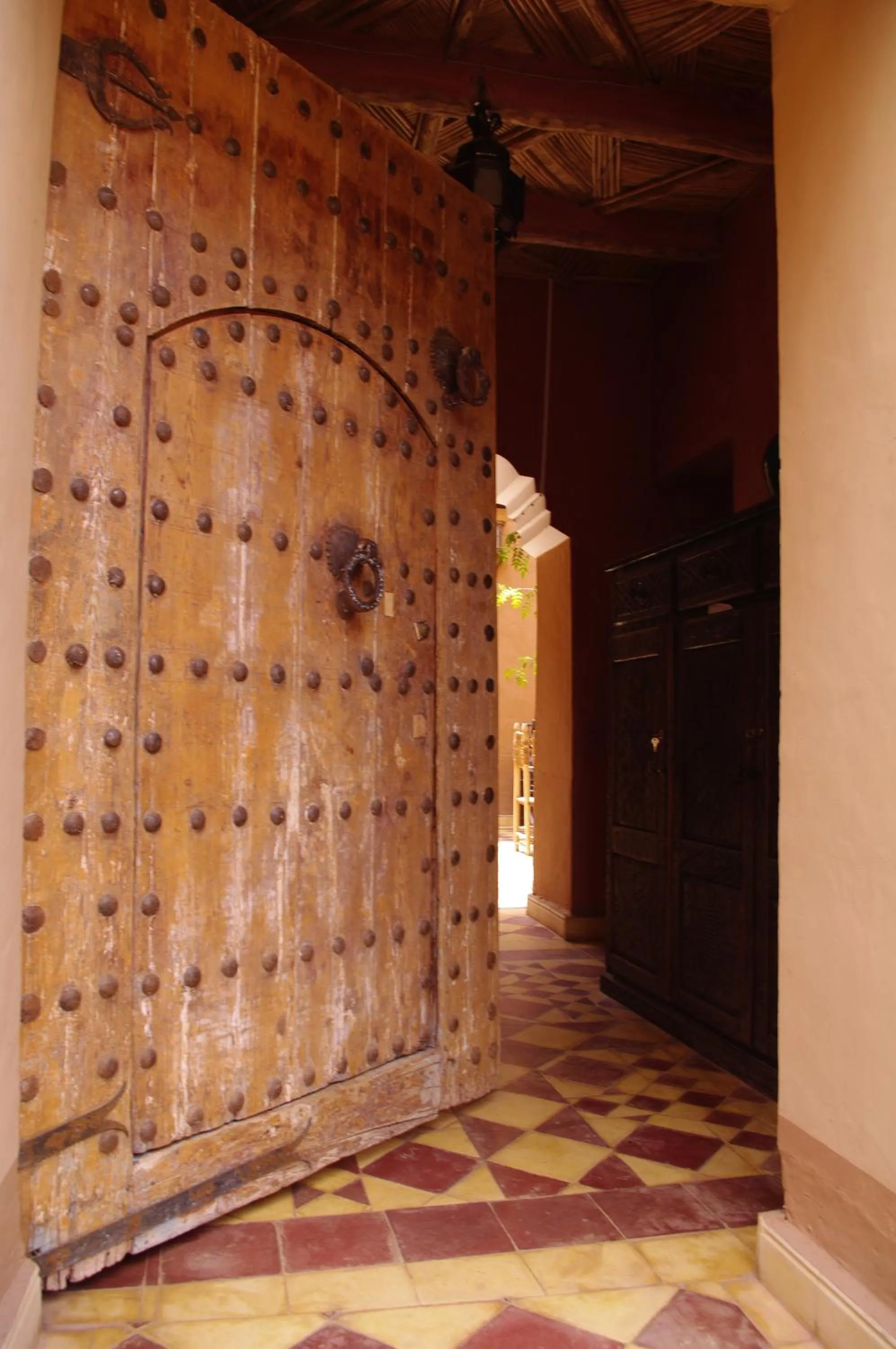Facade/entrance in Kasbah La Cigogne