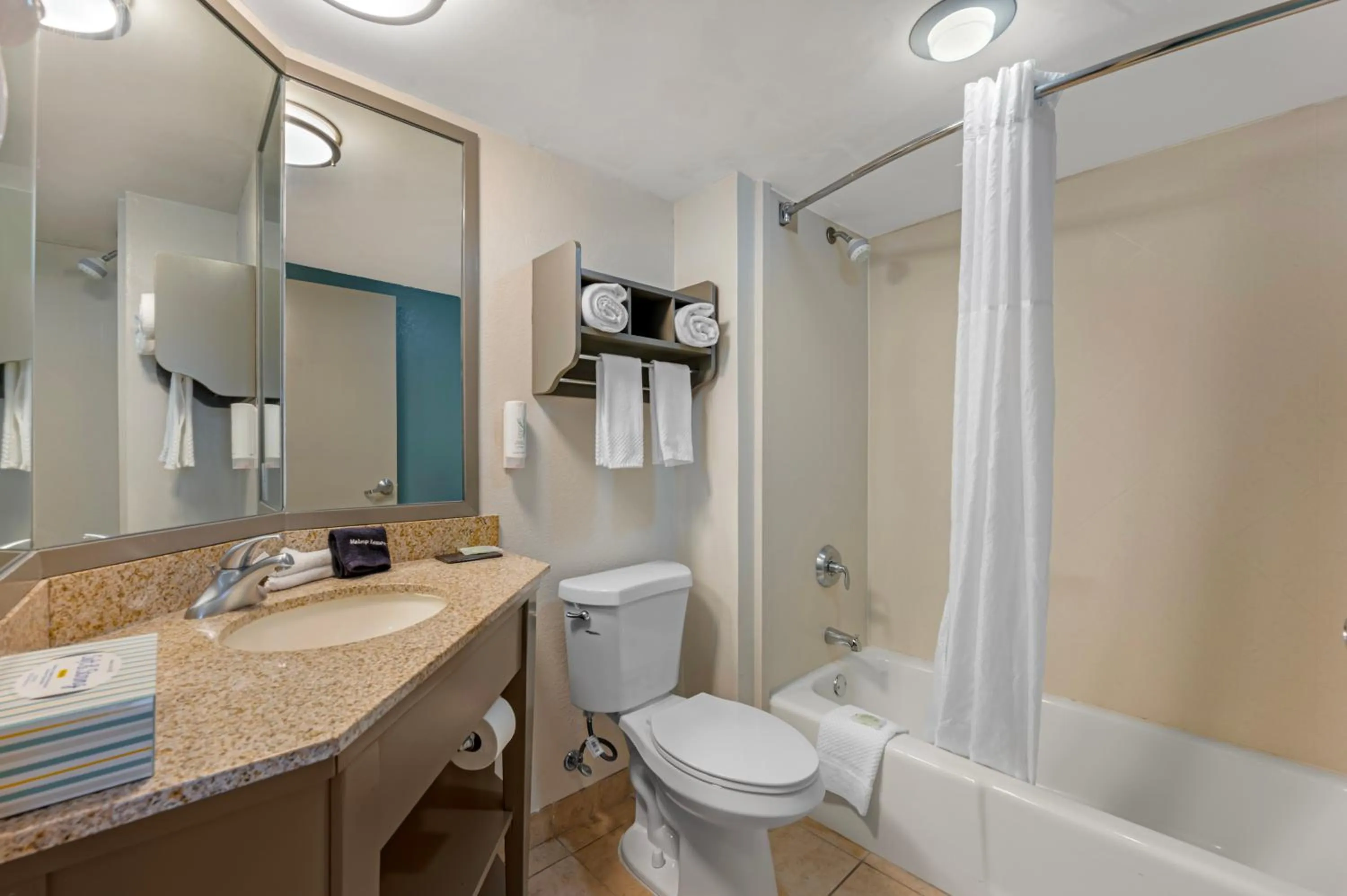 Shower in Sleep Inn Indianapolis East