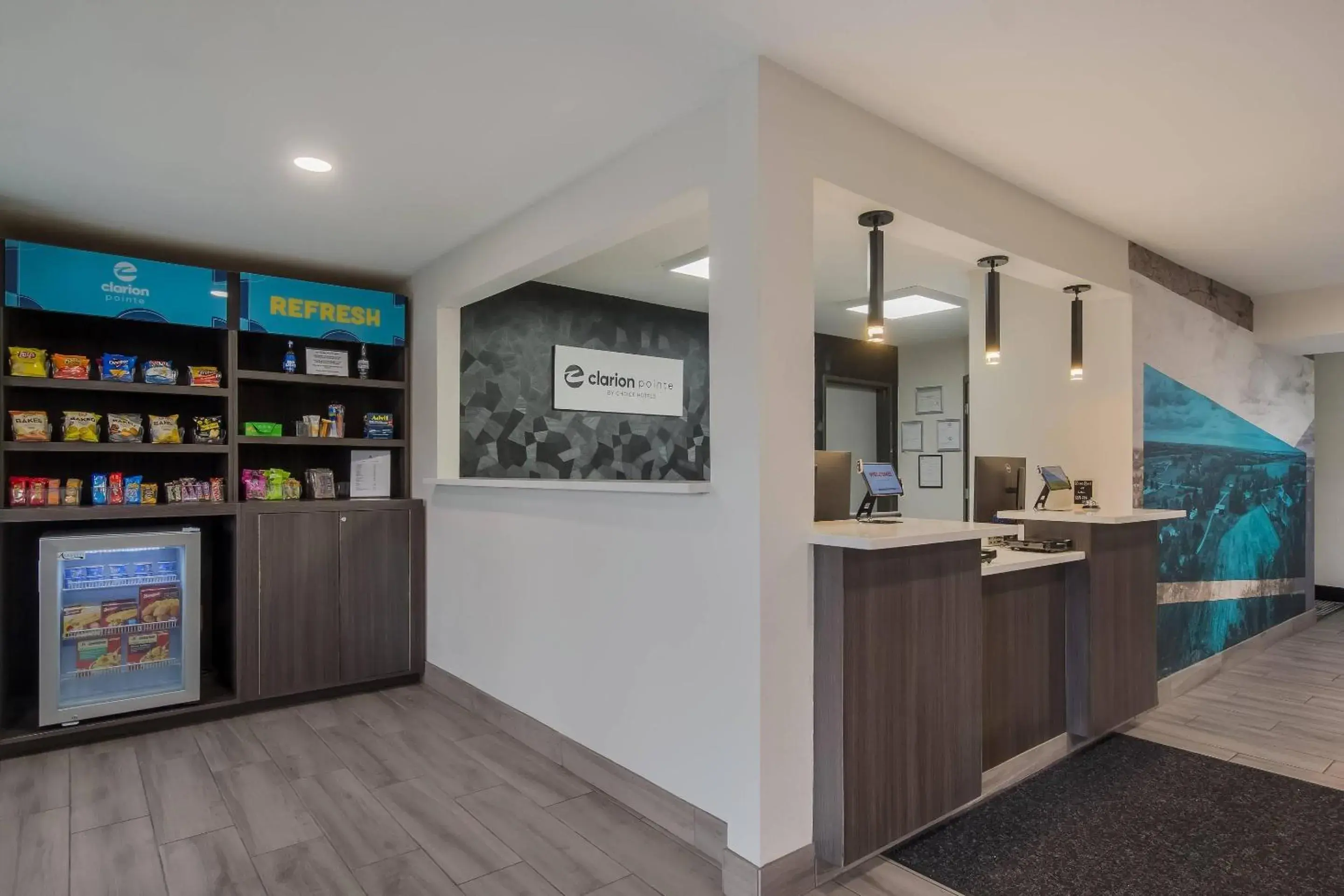 Lobby or reception in Clarion Pointe Harrodsburg-Danville Lobby or reception in Clarion Pointe Harrodsburg-Danville