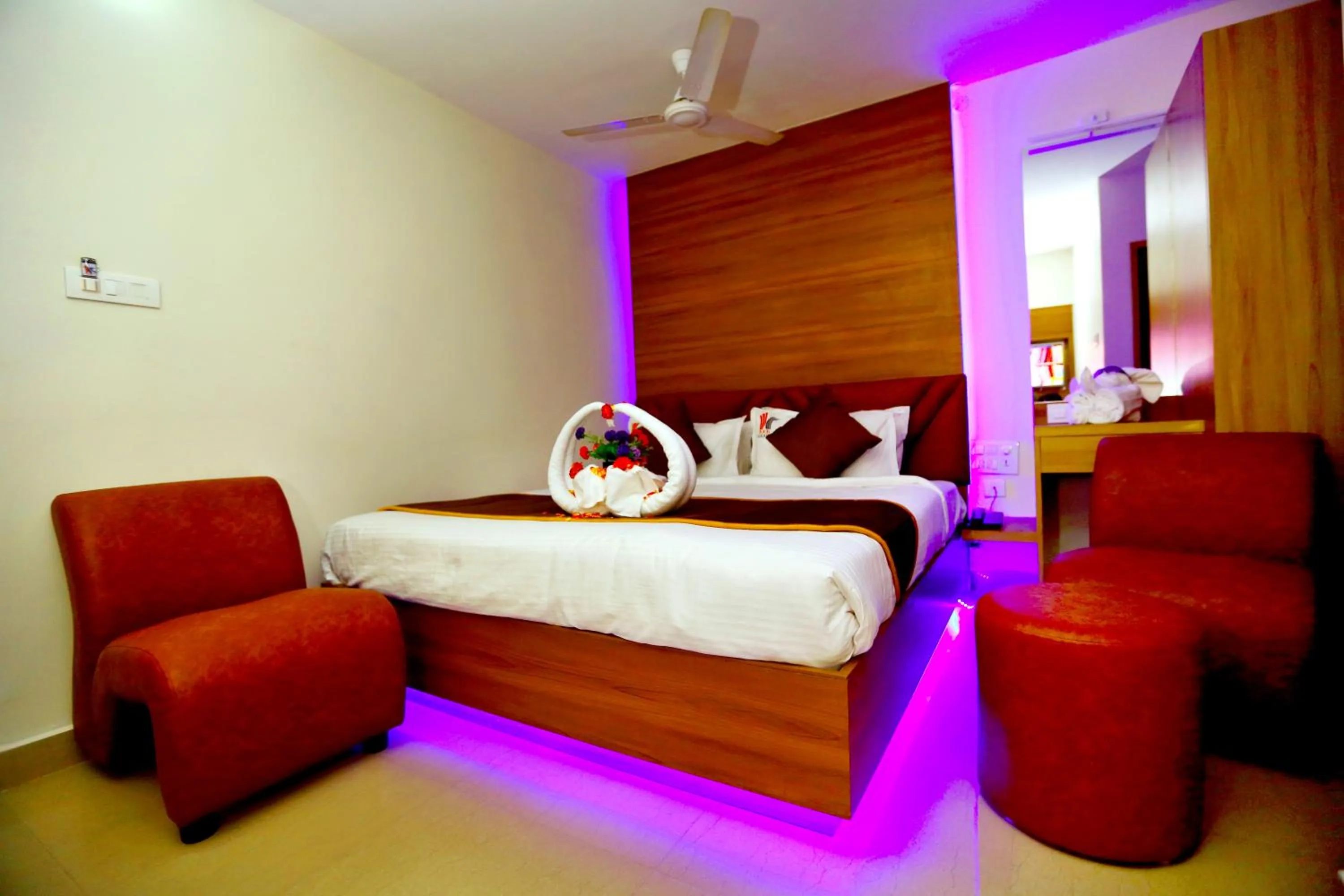 Bed in HOTEL KEK GRAND PARK