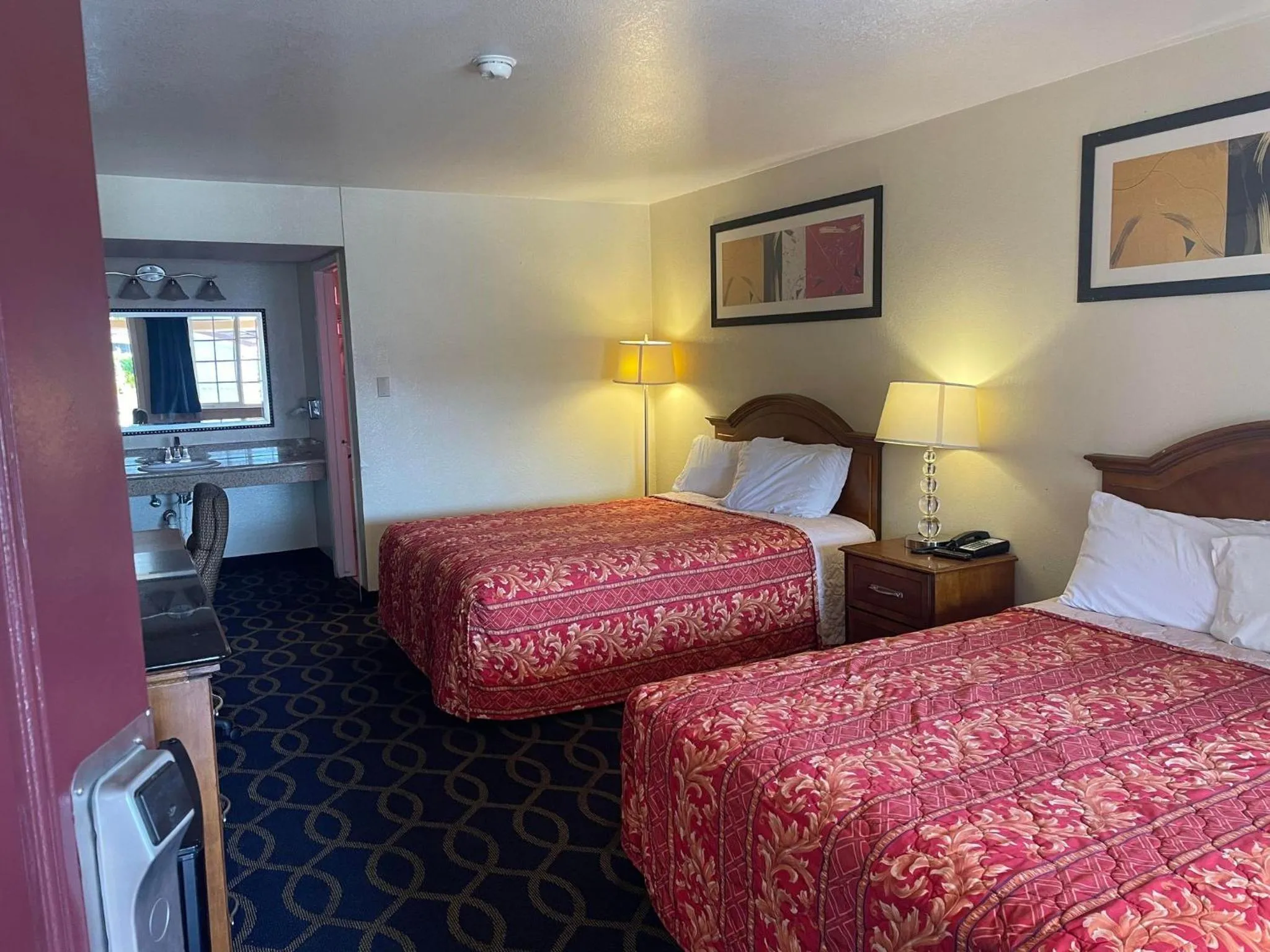 Bed in Holiday Motel Oakdale