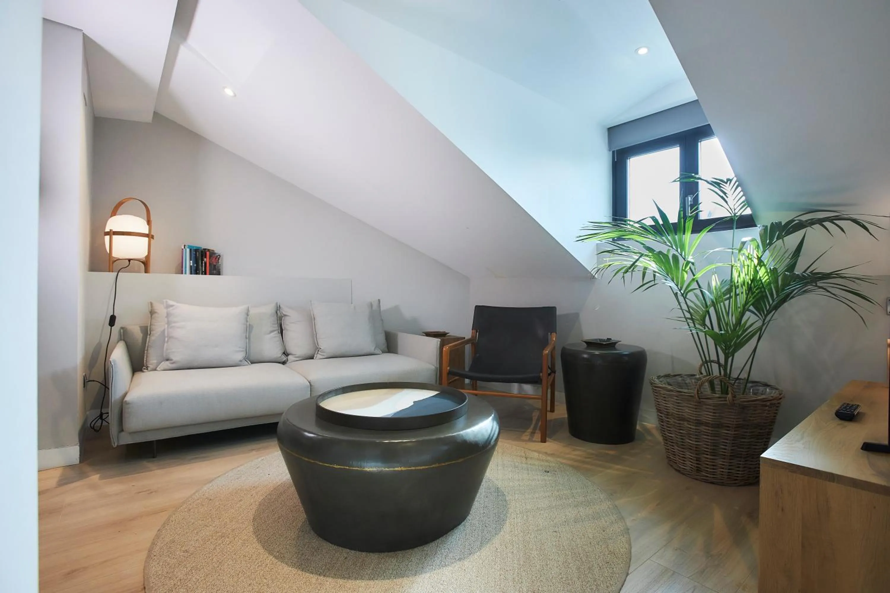 Living room in U-Sense Madrid Santa Ana